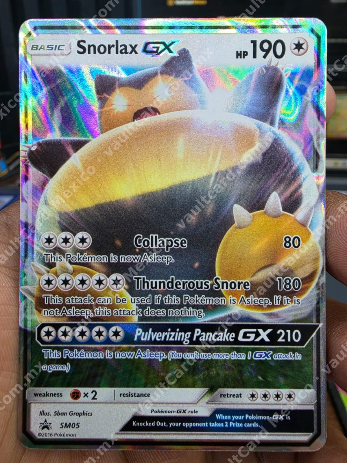 Snorlax GX SM05 - Promo Black Star Inglés