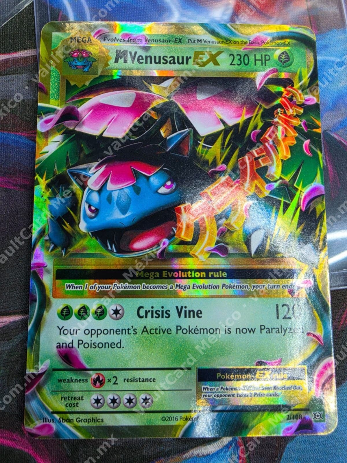M Venusaur EX 2/108 - XY Evolutions (EVO) Inglés