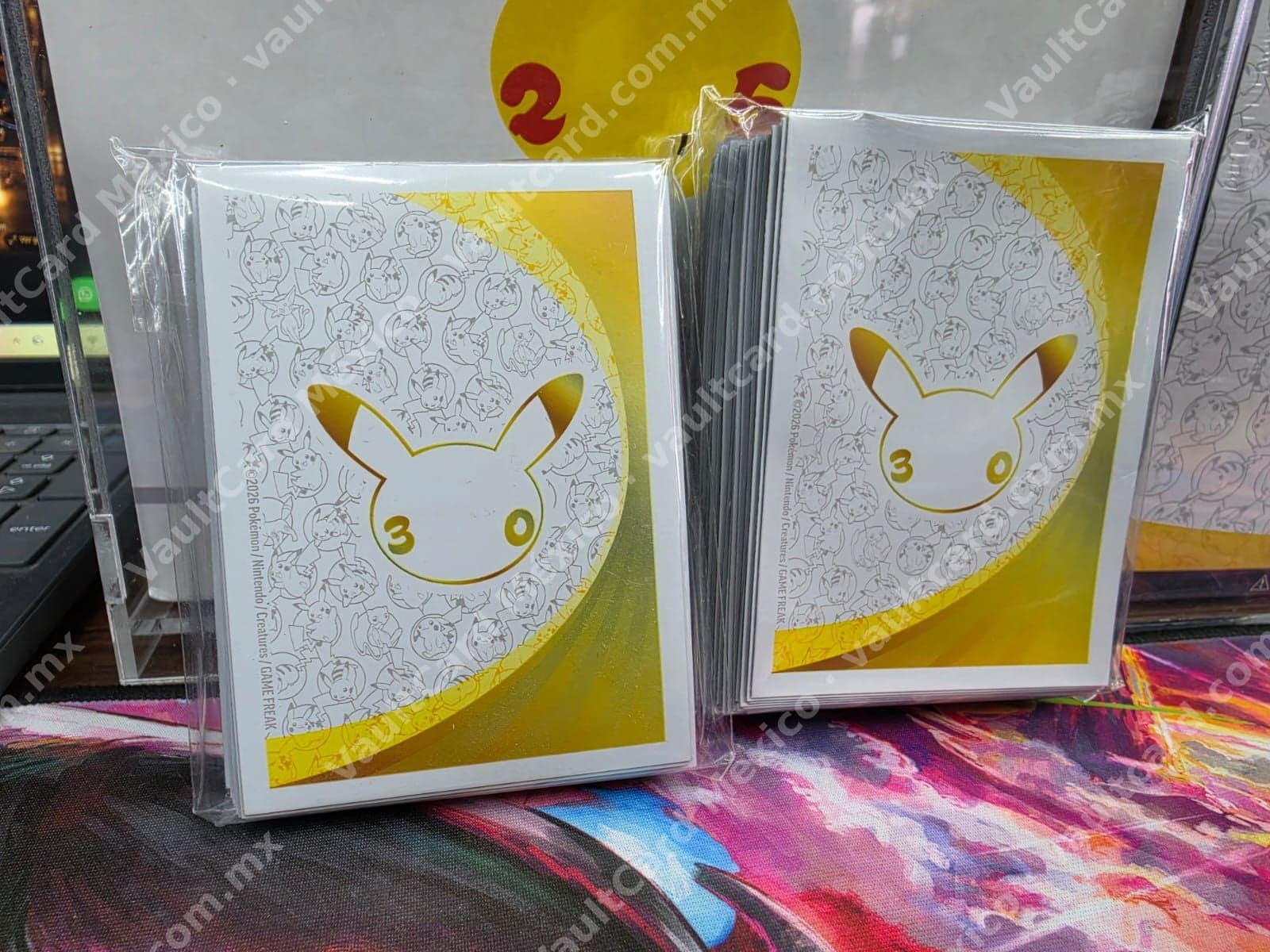 Protectores (Sleeves) Pikachu 30 Aniversario Pokémon - Nuevos Sellados
