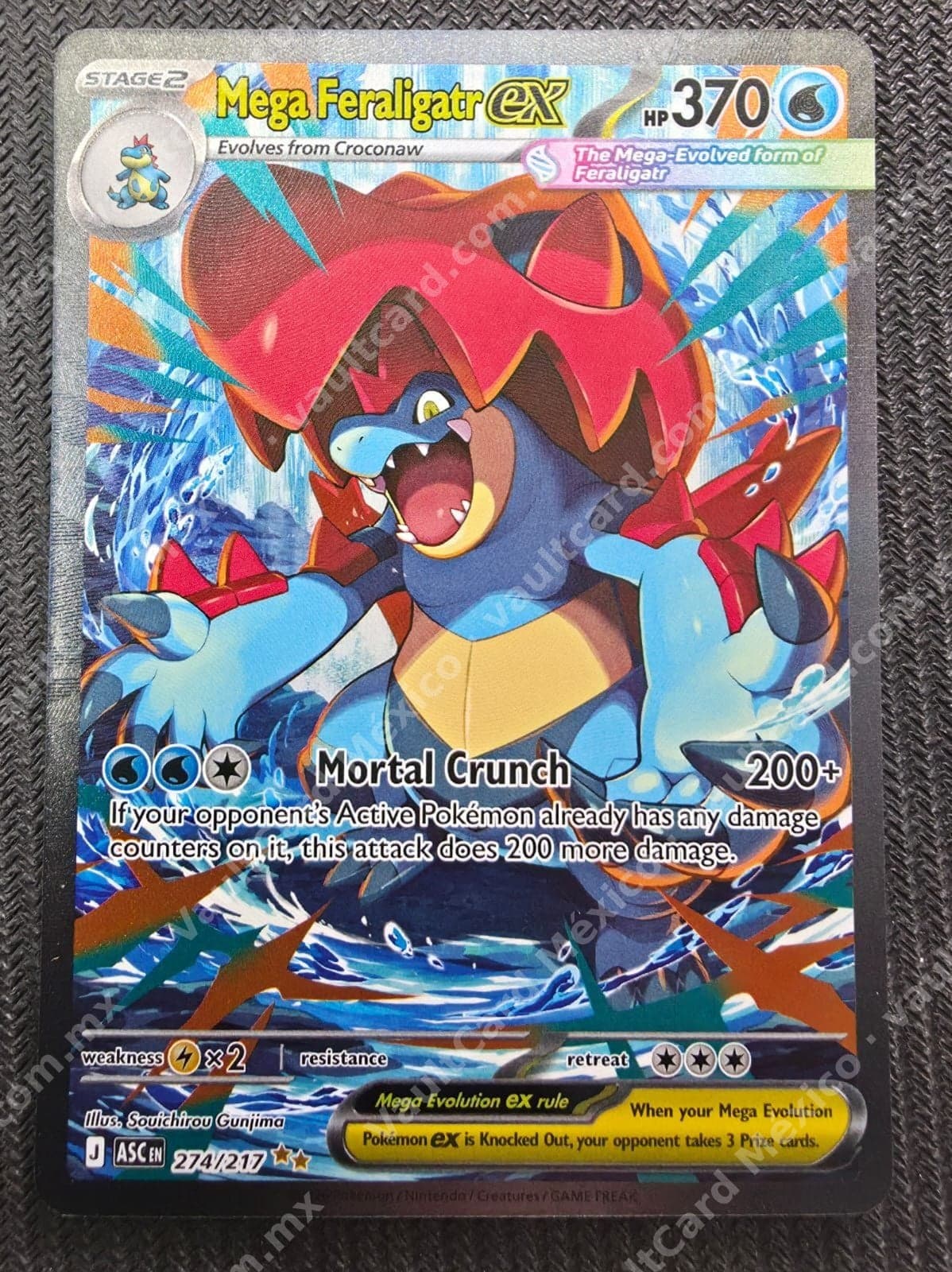 Mega Feraligatr ex 274/217 - (ASC) Inglés