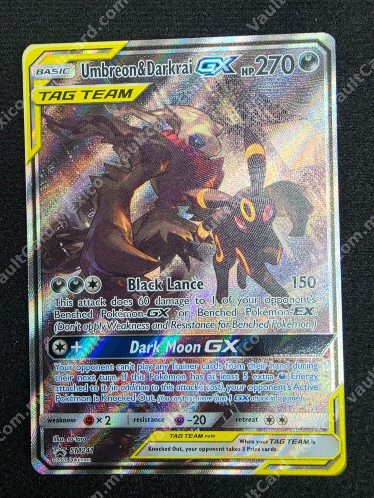Umbreon & Darkrai GX SM241 - Promo Tag Team Inglés