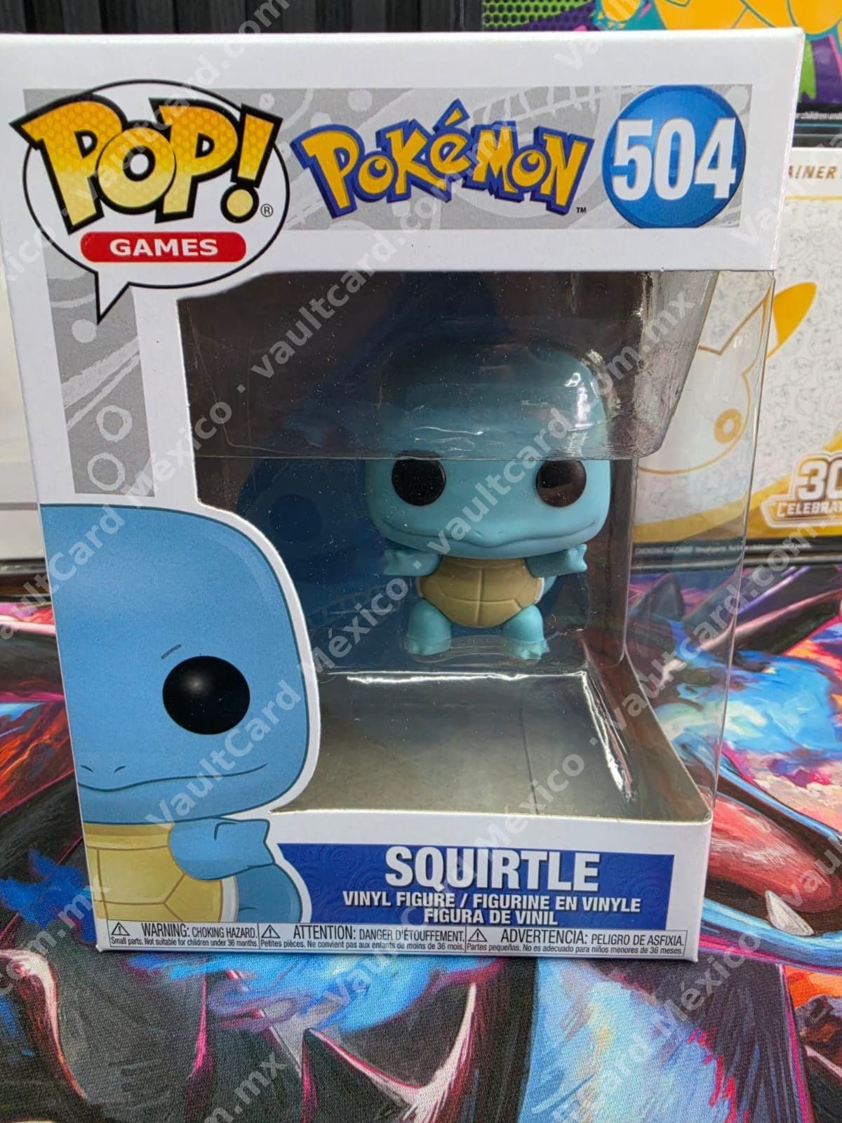 Funko Pop! Squirtle #504 - Pokémon Games - Figura de Vinil Sellada