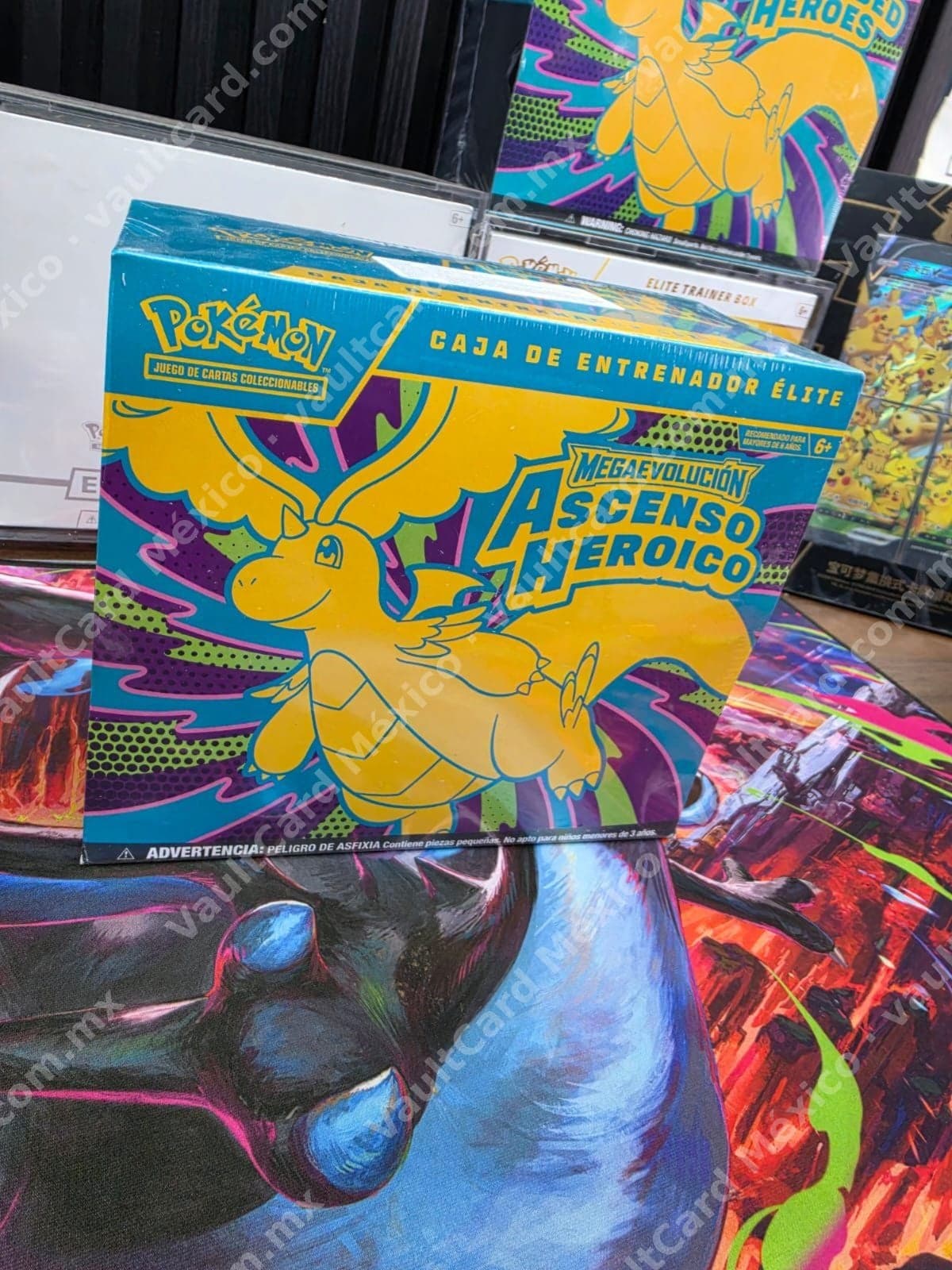 Caja de Entrenador Élite (ETB) Megaevolución Ascenso Heroico - Español Sellada