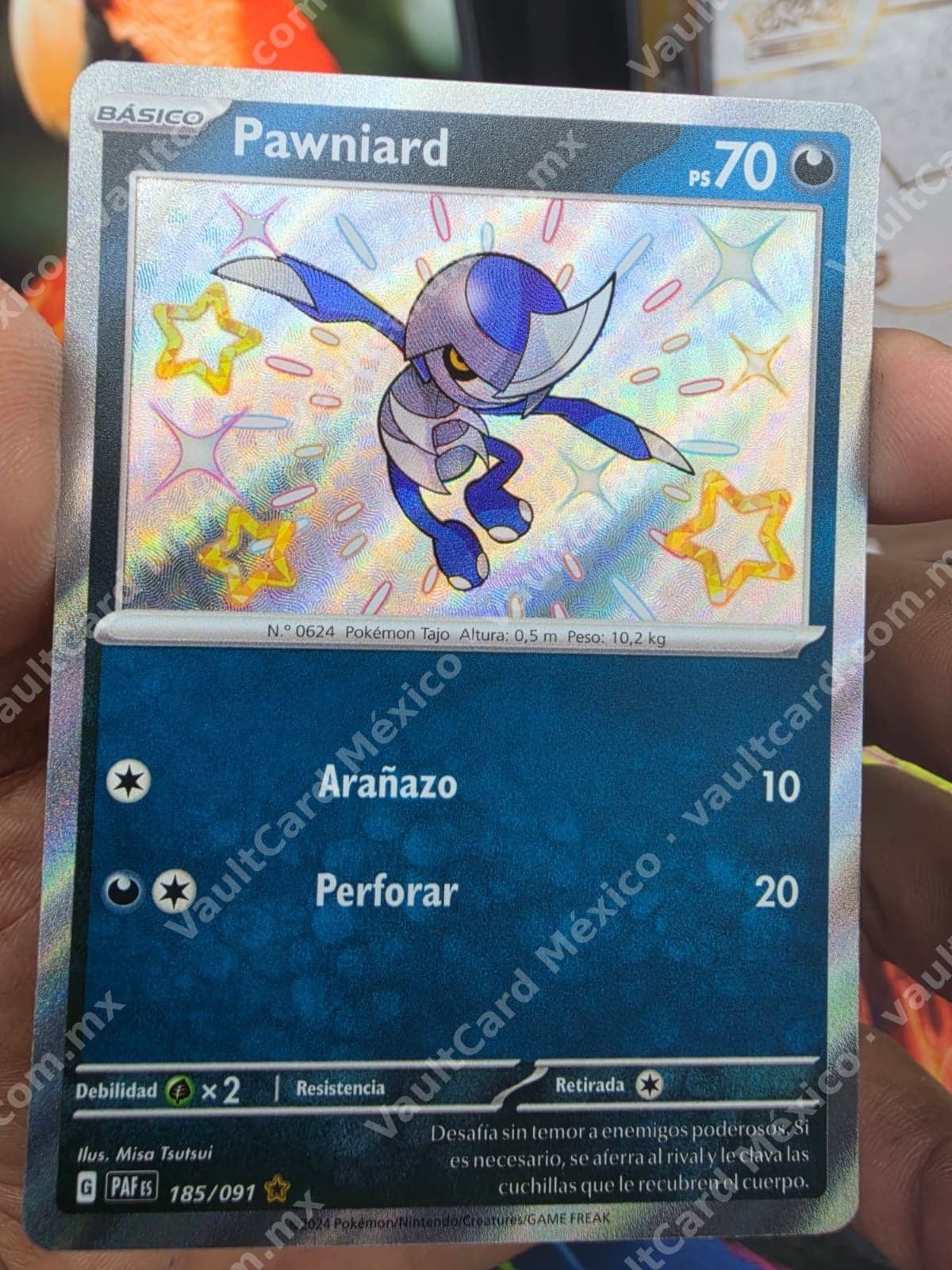 Pawniard Shiny 185/091 - PAF Español