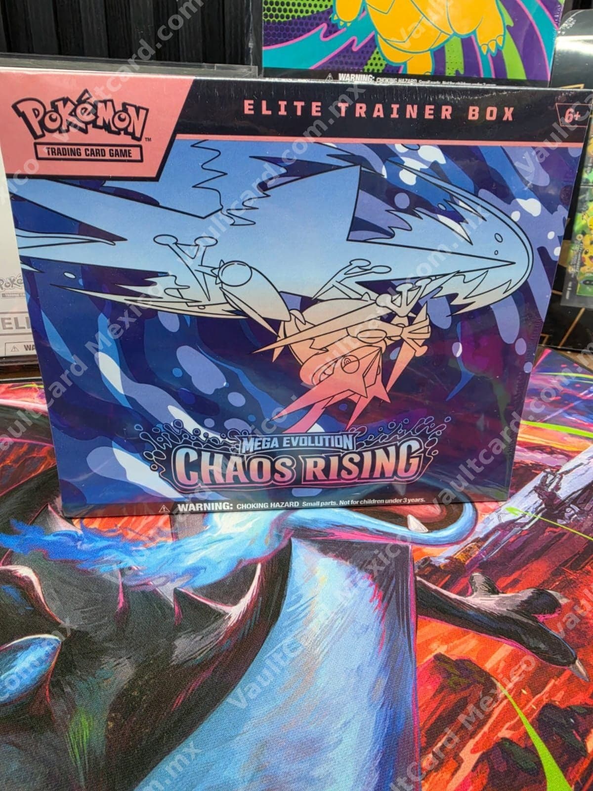 Elite Trainer Box Mega Evolution Chaos Rising - Pokémon TCG Inglés Sellado