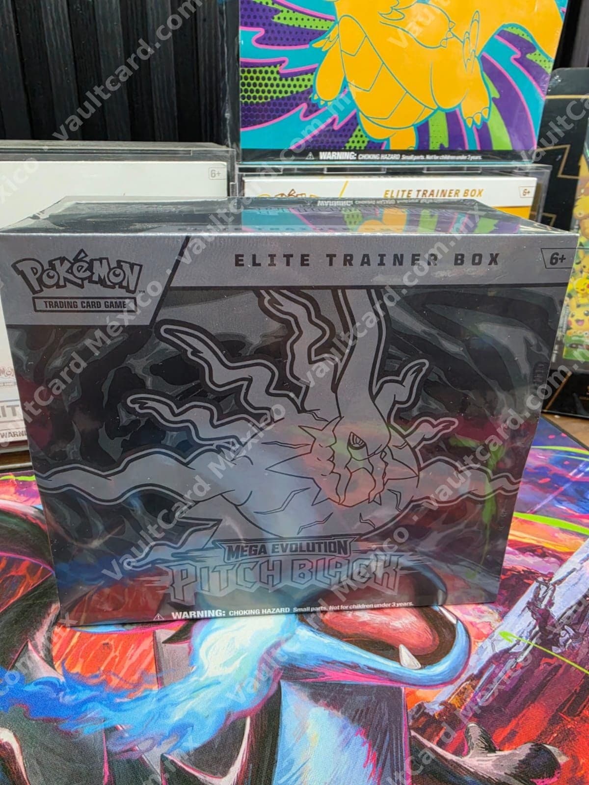 Elite Trainer Box Pokémon Mega Evolution Pitch Black - Inglés Sellada