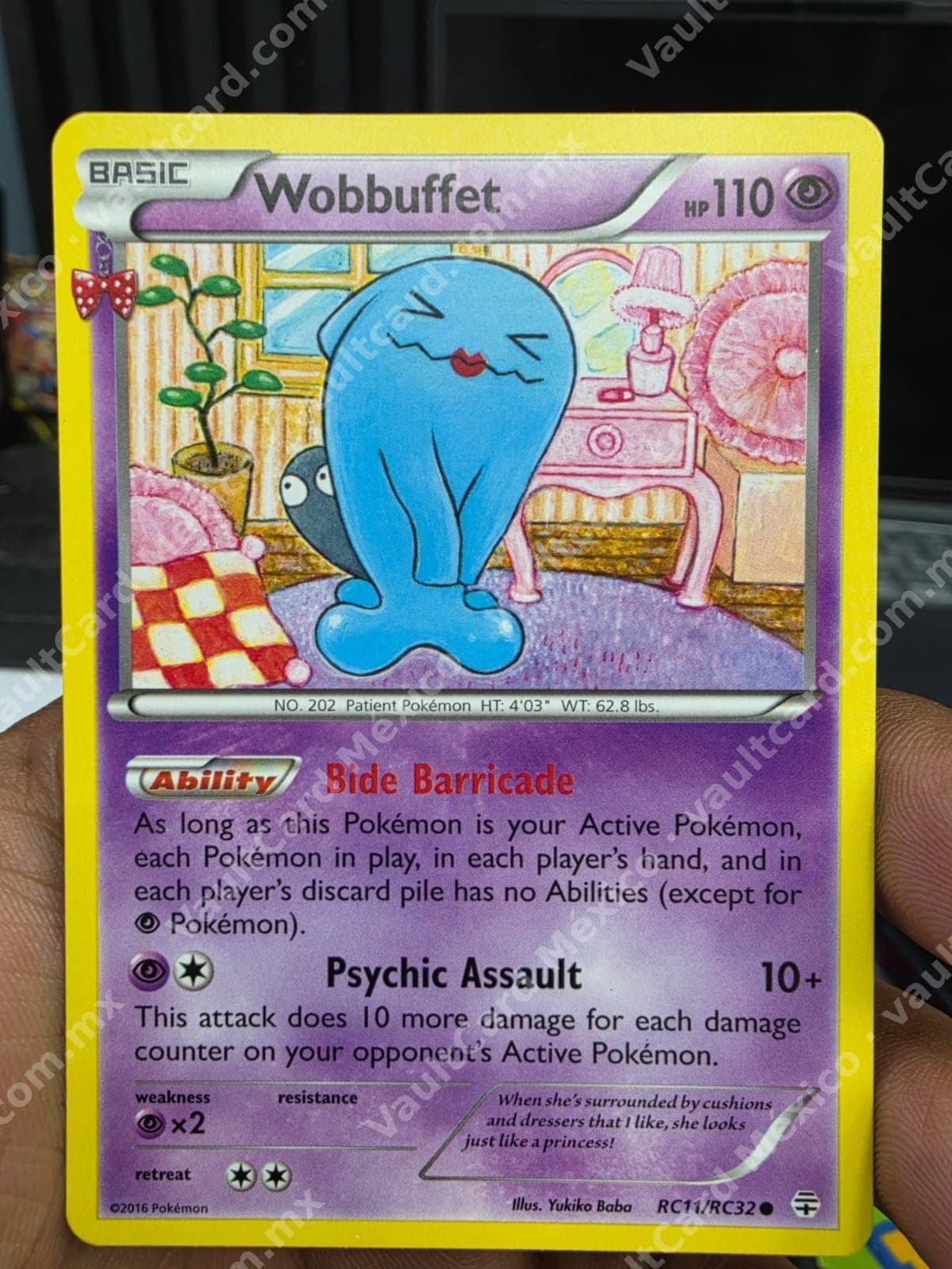 Wobbuffet RC11/RC32 - Generations Radiant Collection Inglés
