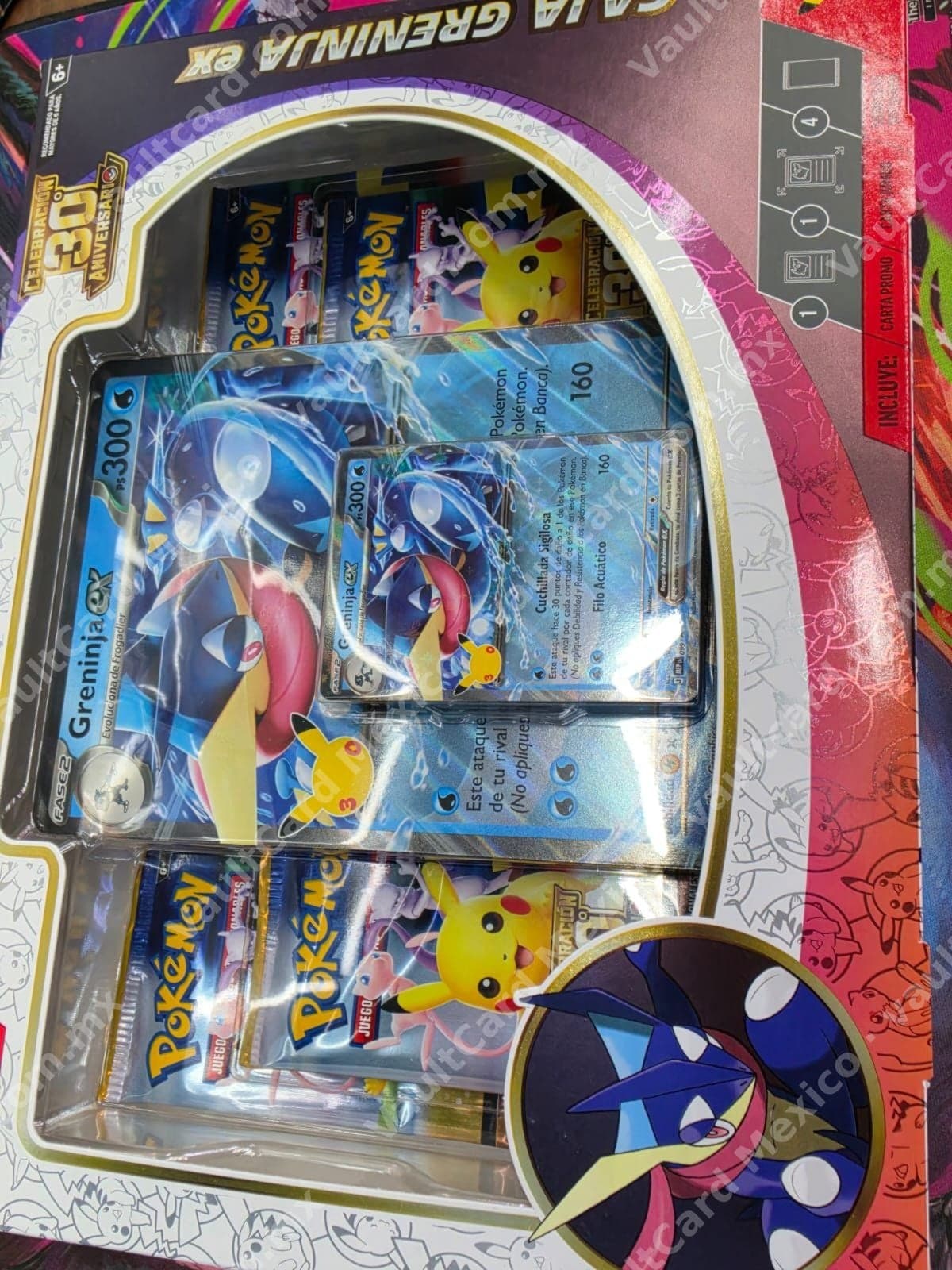 Caja Greninja ex - Celebración 30 Aniversario Pokémon TCG Español (Sellada)