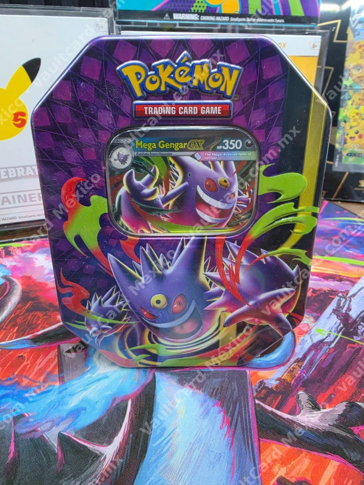 Lata Pokémon TCG Mega Gengar ex - Tin Sellada Inglés
