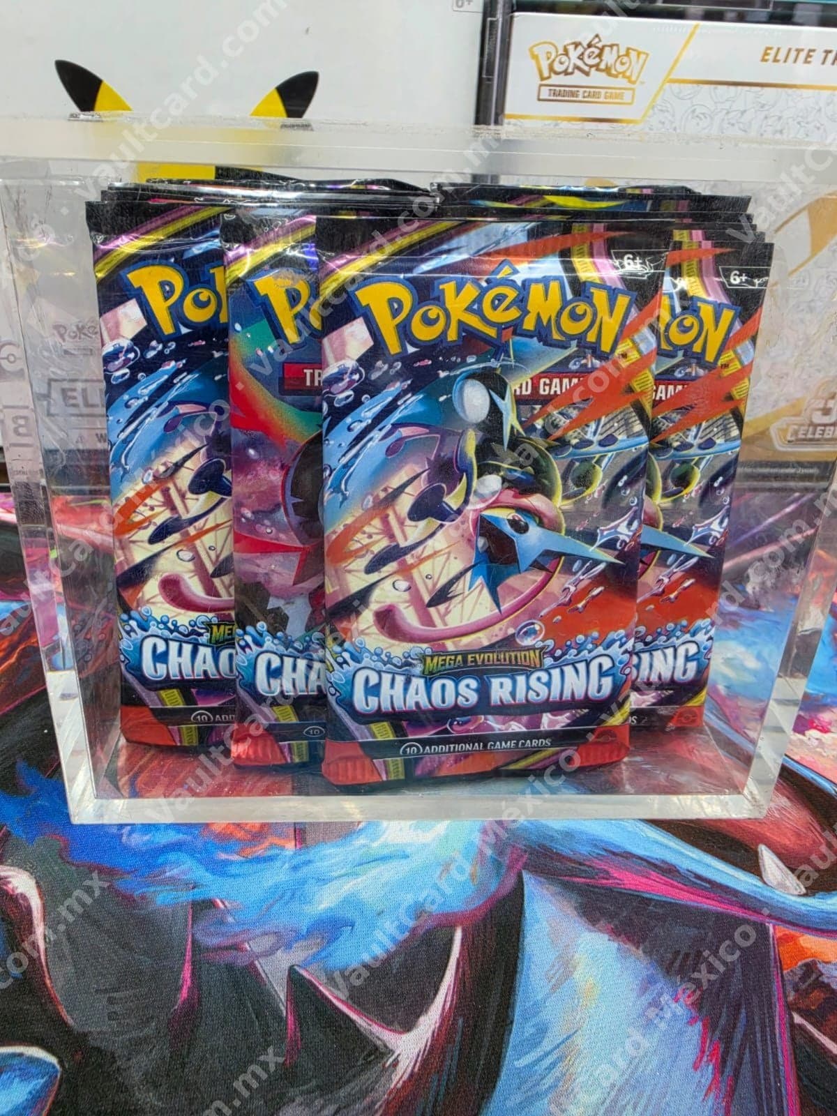 Sobre Sellado Pokémon TCG Mega Evolution Chaos Rising - Inglés (Booster Pack)