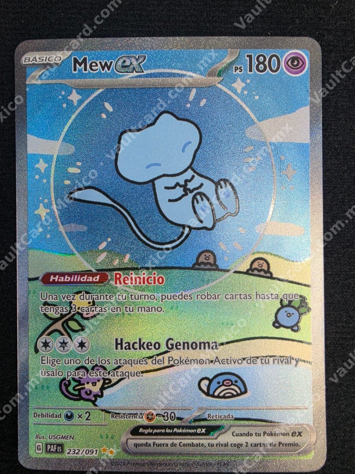 Mew ex 232/091 - Destinos de Paldea (PAF) Español Special Illustration Rare