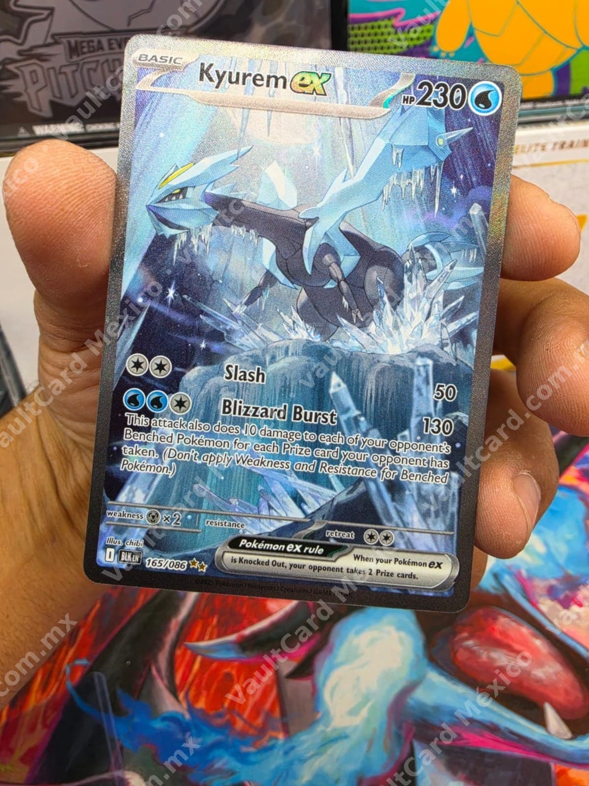 Kyurem ex 165/086 (BLK) Inglés - Special Illustration Rare