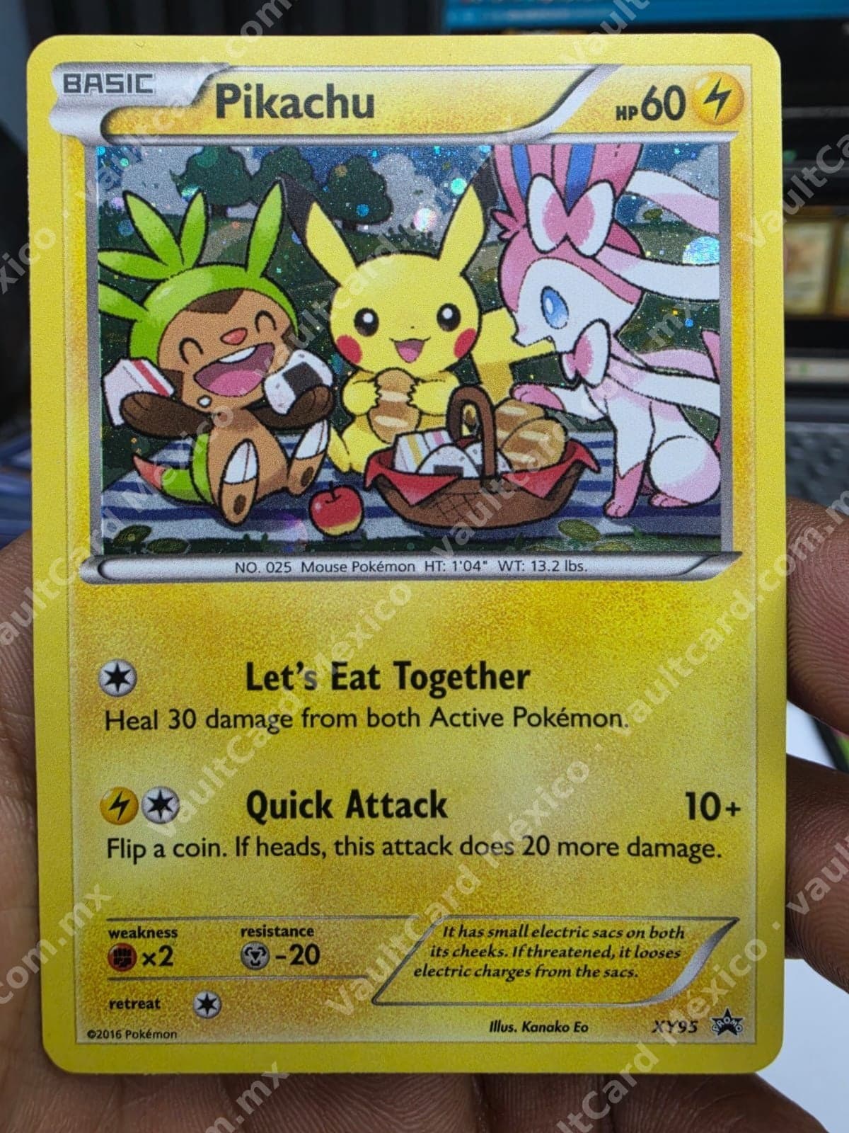 Pikachu XY95 - XY Black Star Promo Holo Inglés