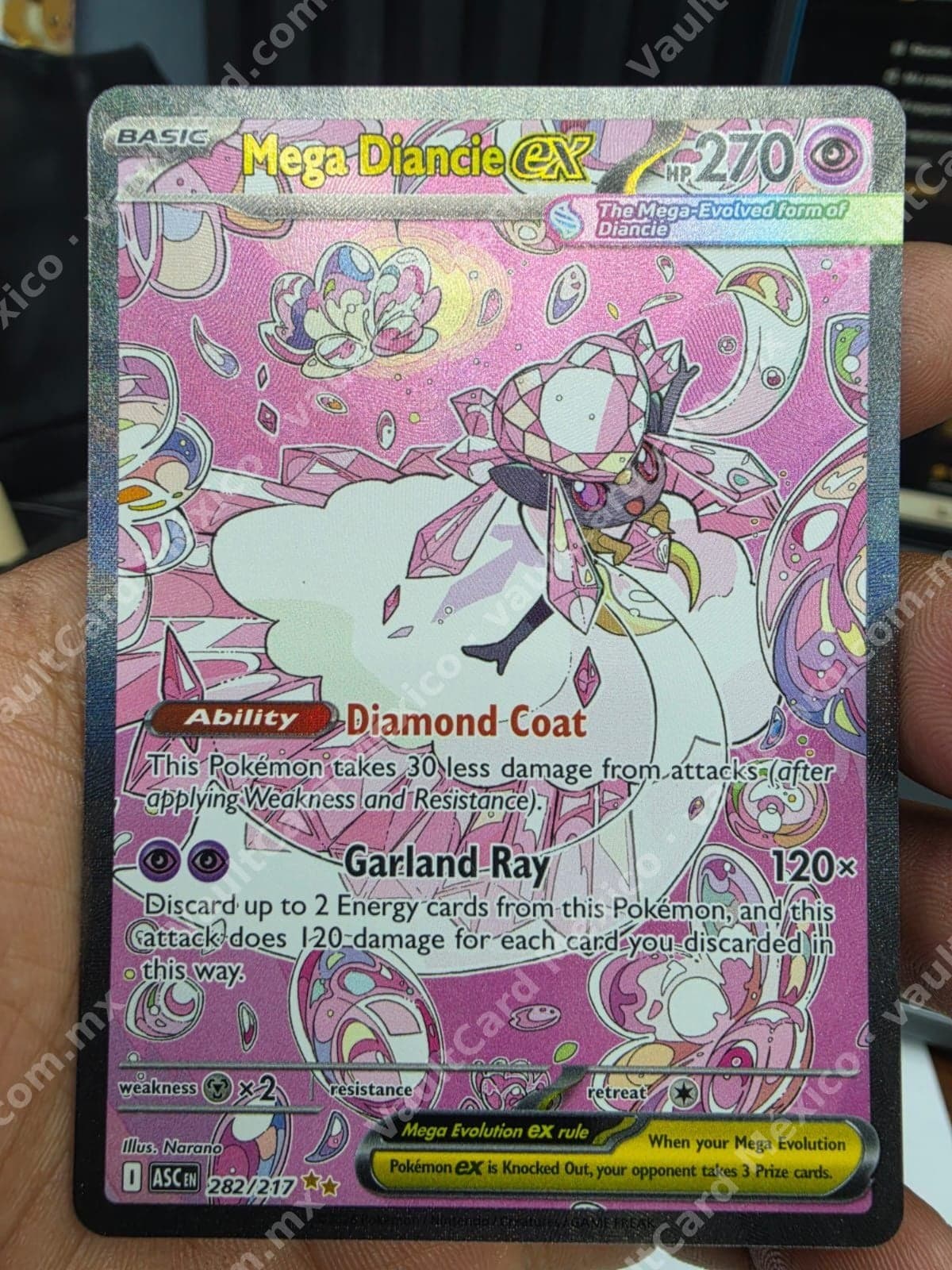 Mega Diancie ex 282/217 - (ASC) Inglés