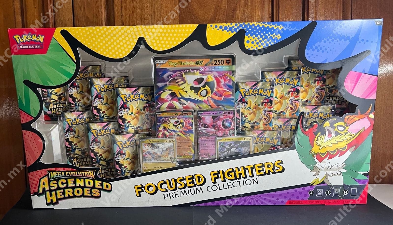Focused Fighters Premium Collection - Mega Evolution Ascended Heroes Inglés (Sellado)