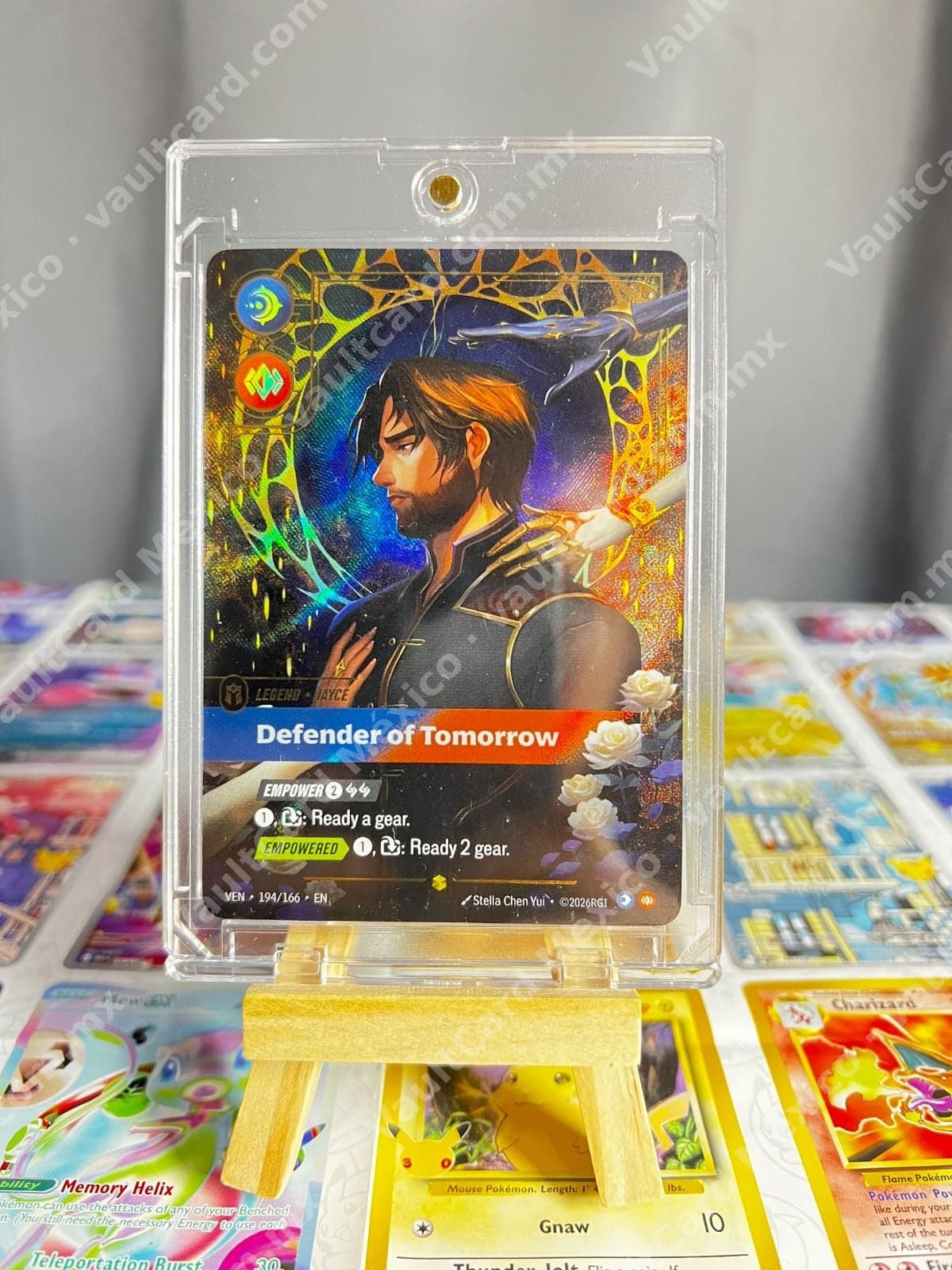 Jayce Defender of Tomorrow (Overnumbered) 194/166 VEN - Riftbound League of Legends LEGEND Alternate Art (Inglés)