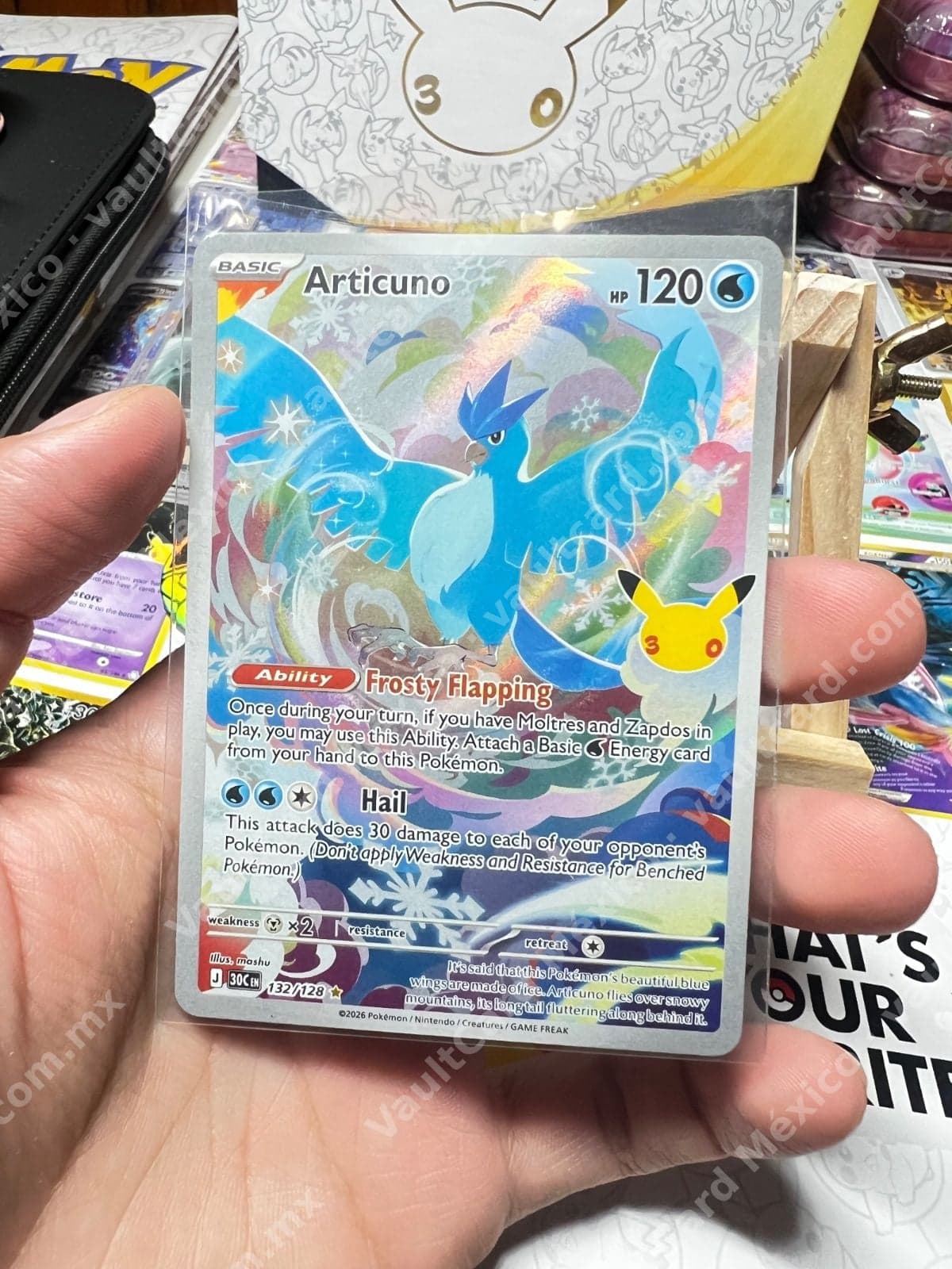 Articuno 132/128 - (30C) Inglés - Secret Rare