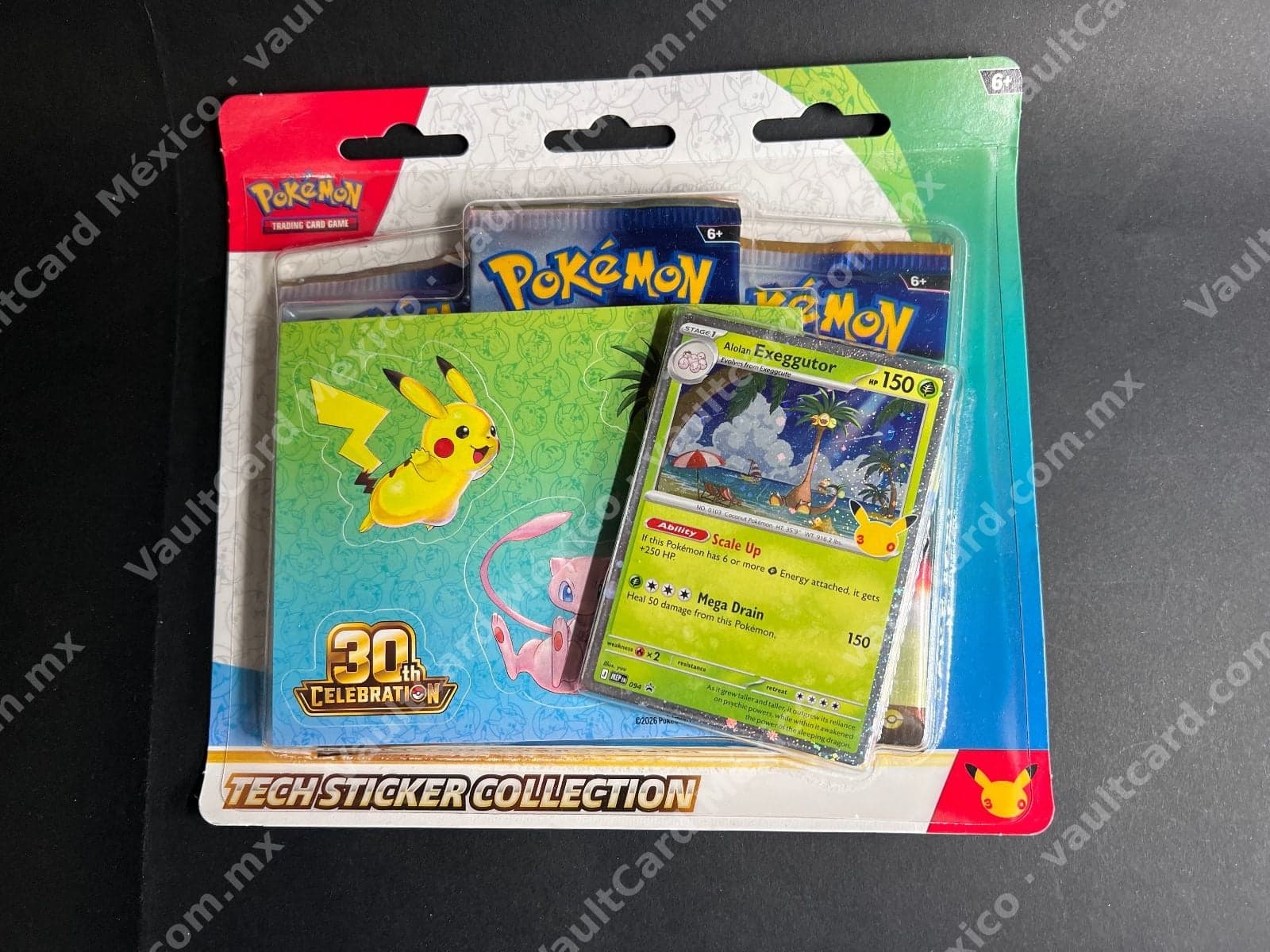 Pokémon Tech Sticker Collection 30th Celebration - Sellado (Inglés)