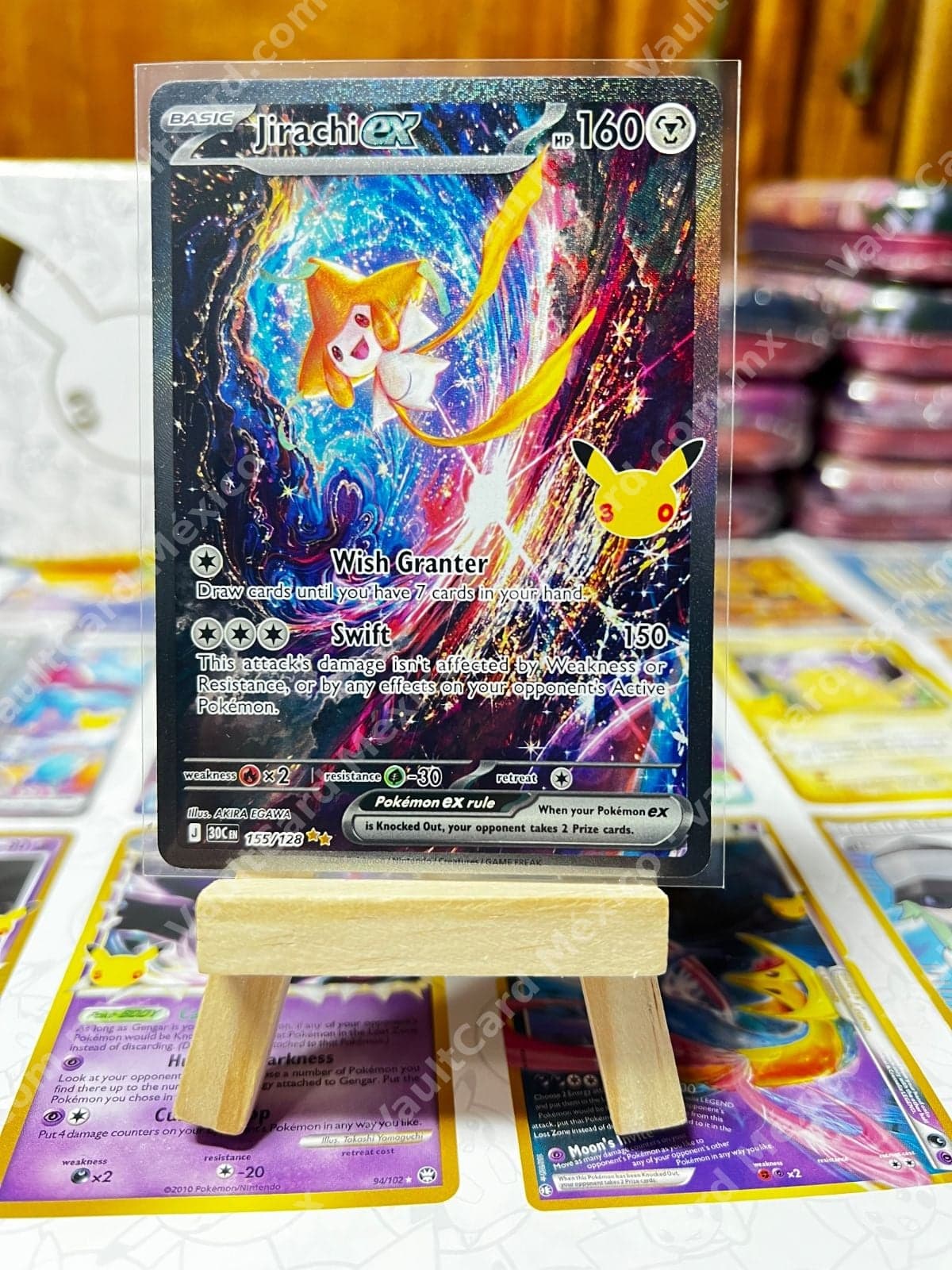 Jirachi ex 155/128 Full Art - Celebrations Classic Collection Inglés