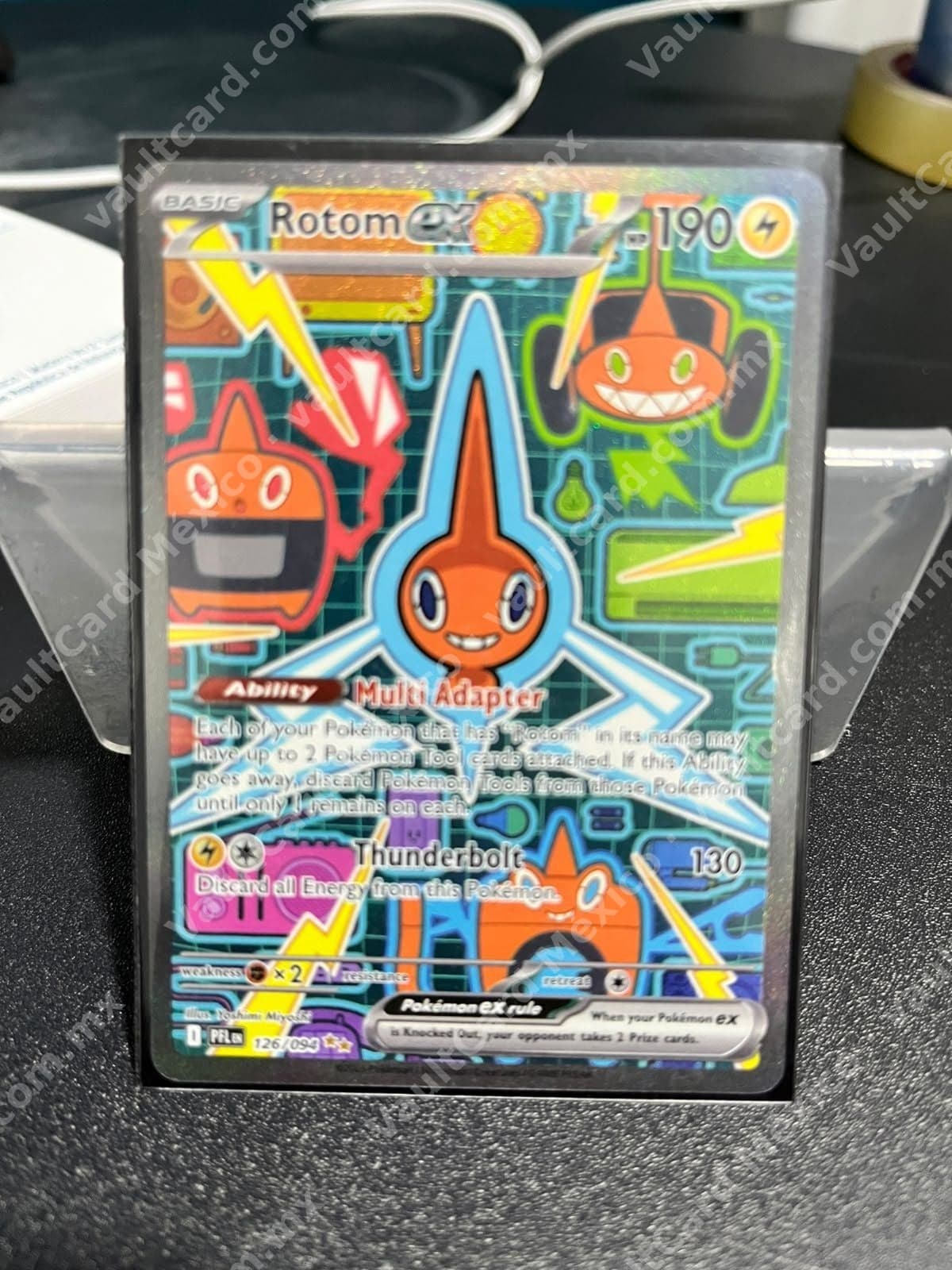 Rotom ex 126/094 - Paradox Rift (PAR) Inglés Special Illustration Rare — foto 1
