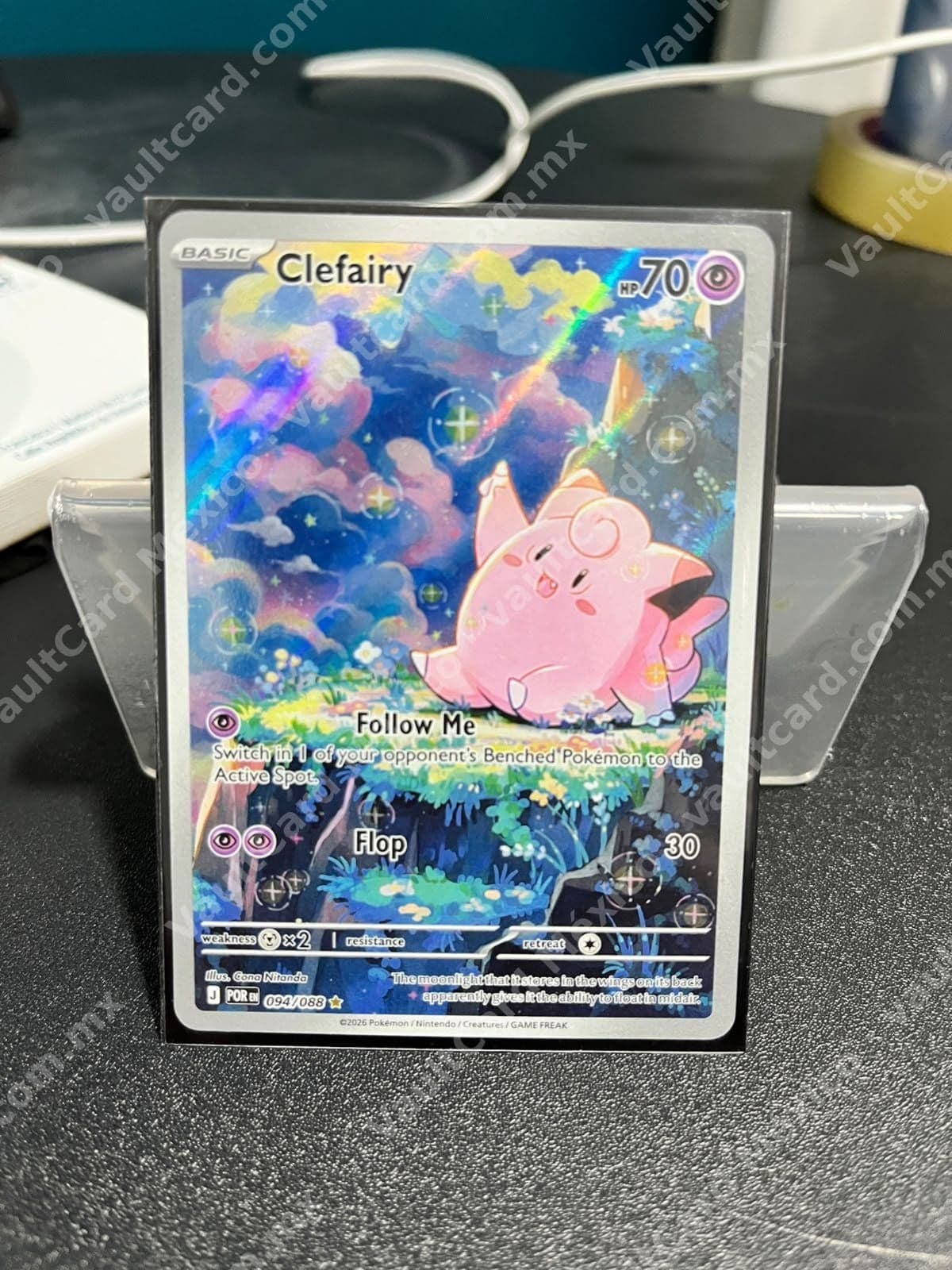 Clefairy 094/088 - (POR) Inglés - Illustration Rare — foto 1