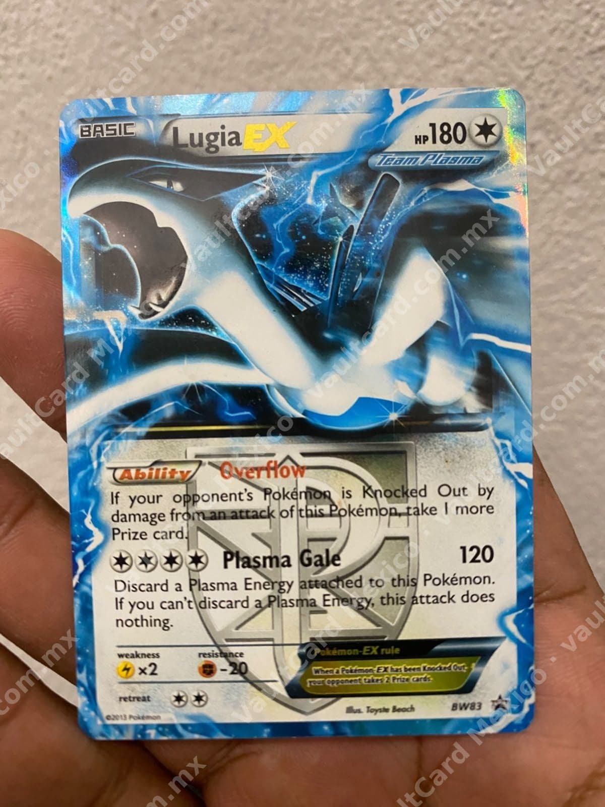 Lugia EX BW83 Team Plasma - Promo Black Star Inglés