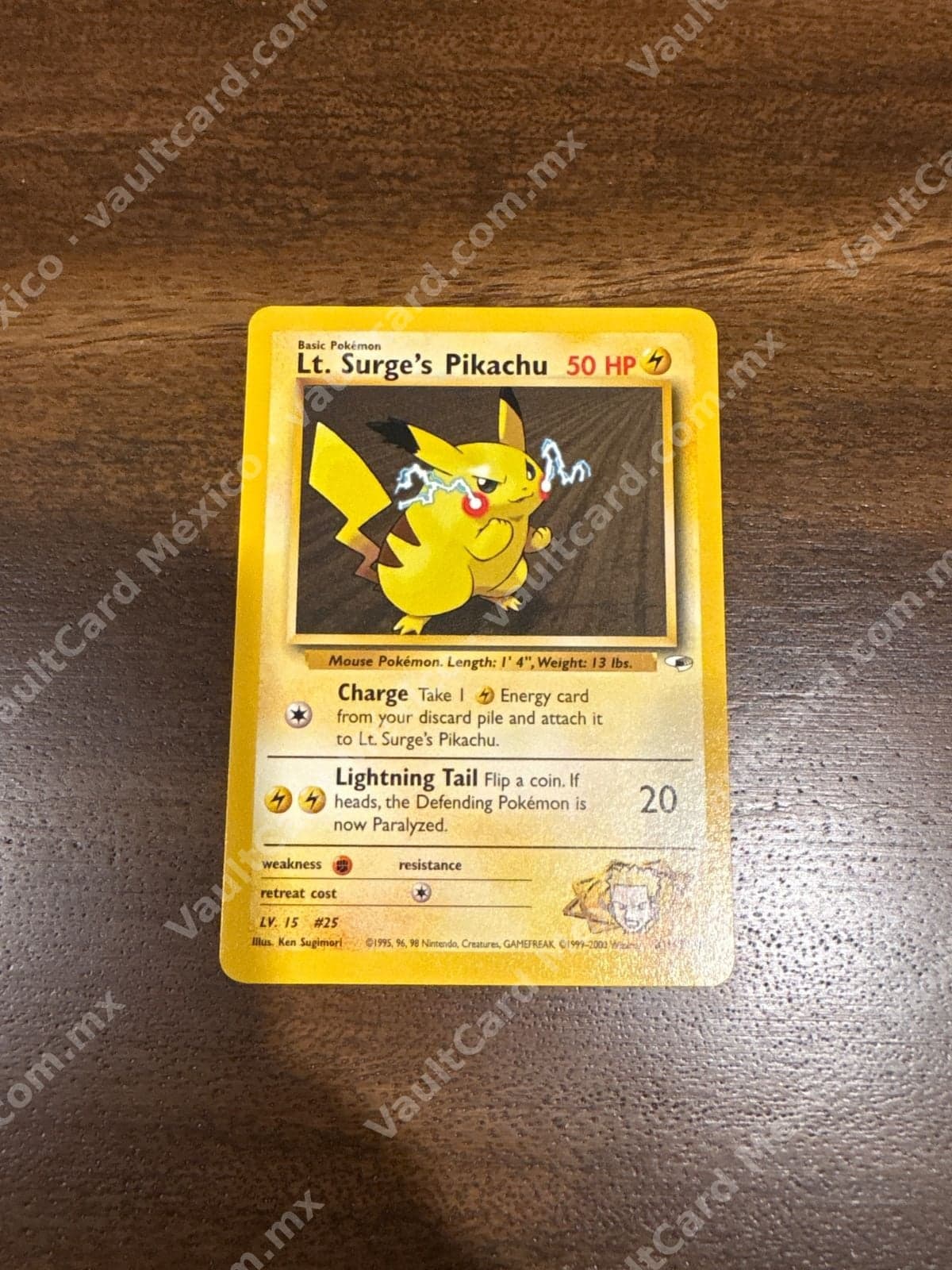 Lt. Surge's Pikachu 81/132 - Gym Heroes Inglés WOTC