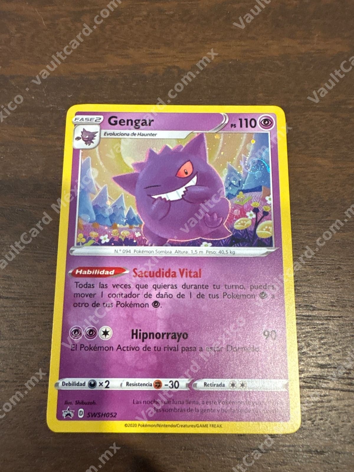 Gengar SWSH052 - Promo Black Star (SWSH) Español