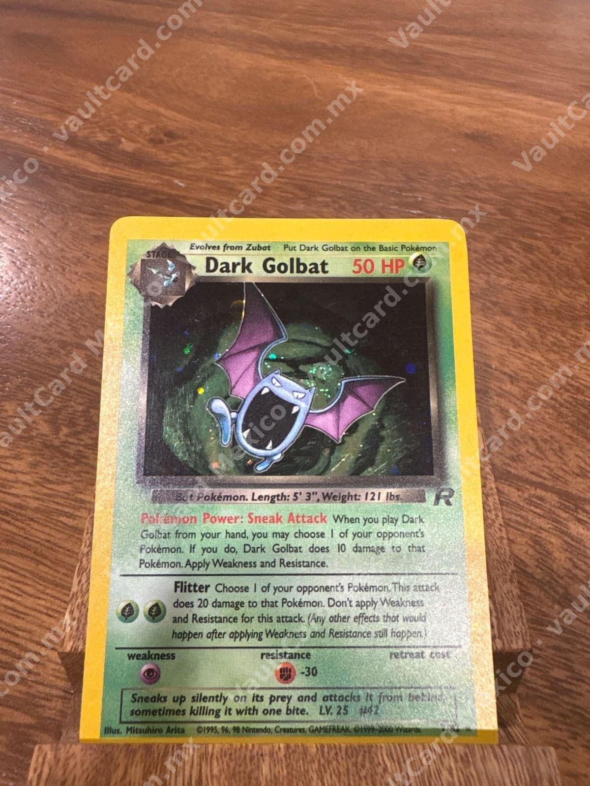 Dark Golbat 7/82 Holo - Team Rocket Inglés