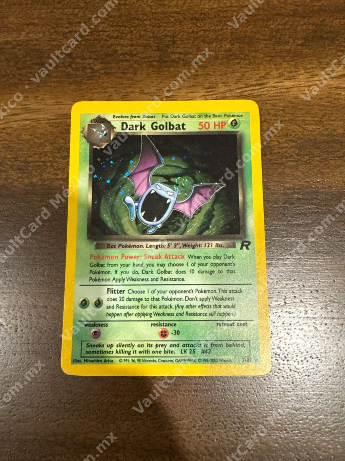 Dark Golbat 7/82 Holo - Team Rocket Inglés
