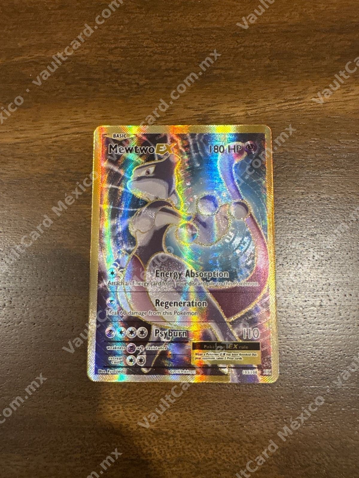 Mewtwo EX 103/108 Full Art - XY Evolutions Inglés