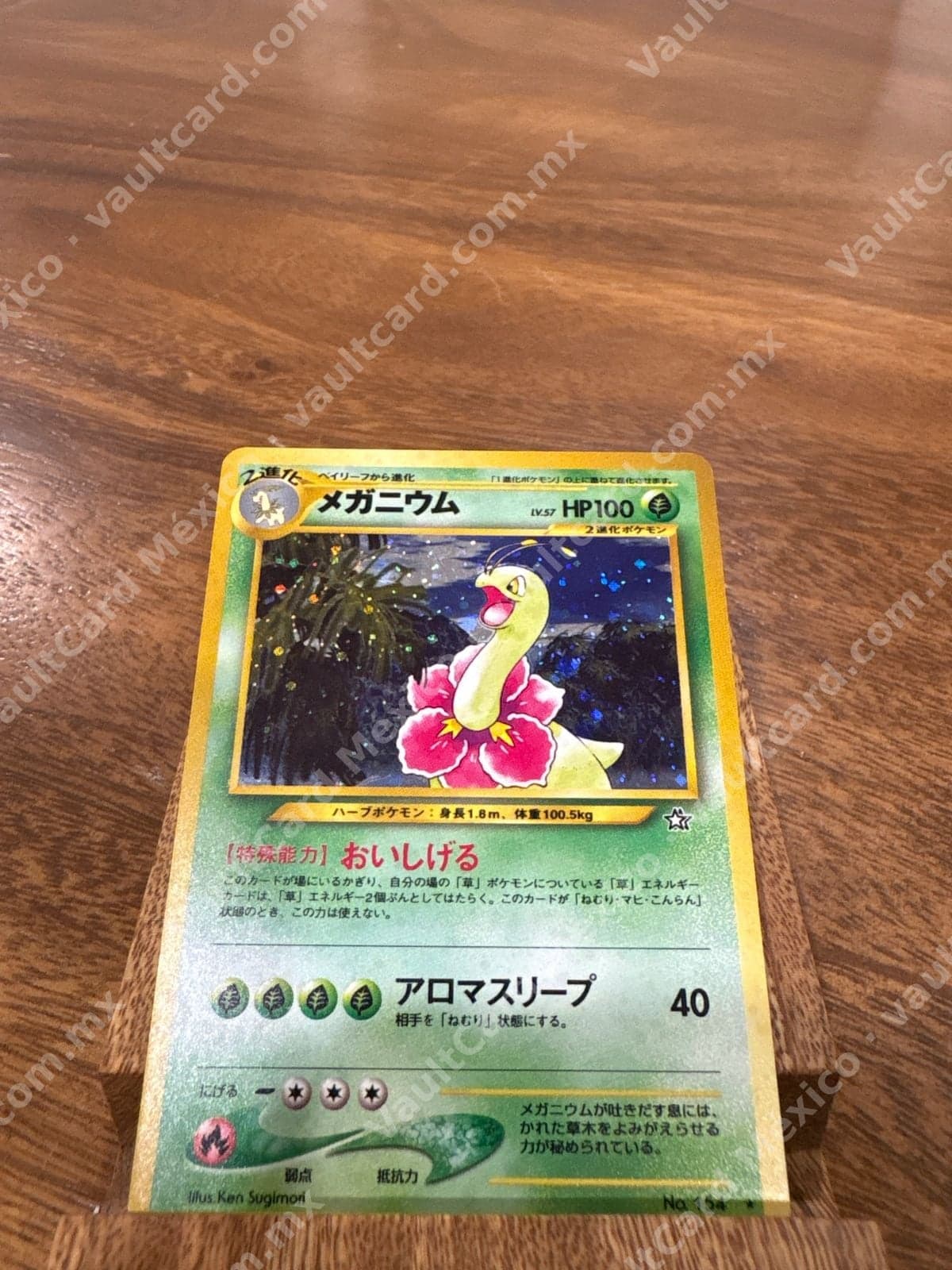 Meganium No. 154 Holo - Neo Genesis Japonés