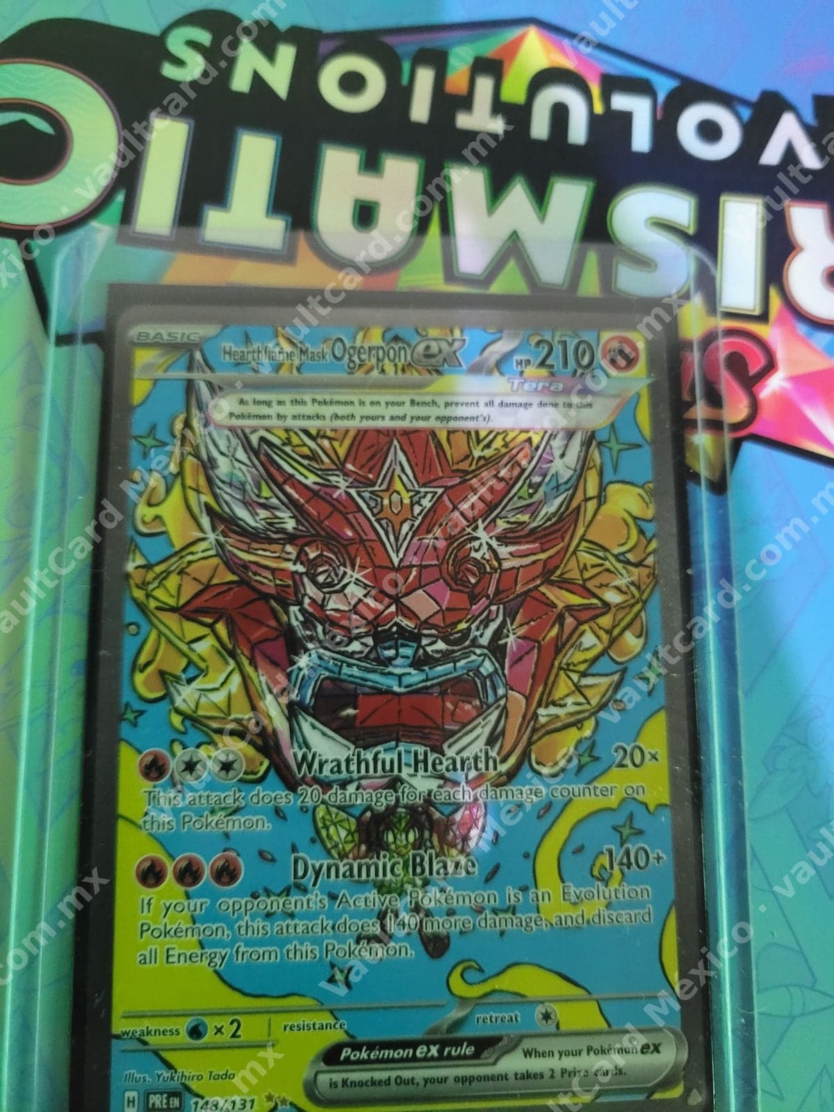 Hearthflame Mask Ogerpon ex 148/131 - PRE Inglés (Special Illustration Rare)