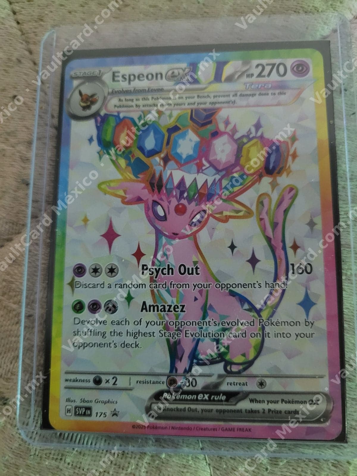 Espeon ex 175 - Promo SVP Inglés
