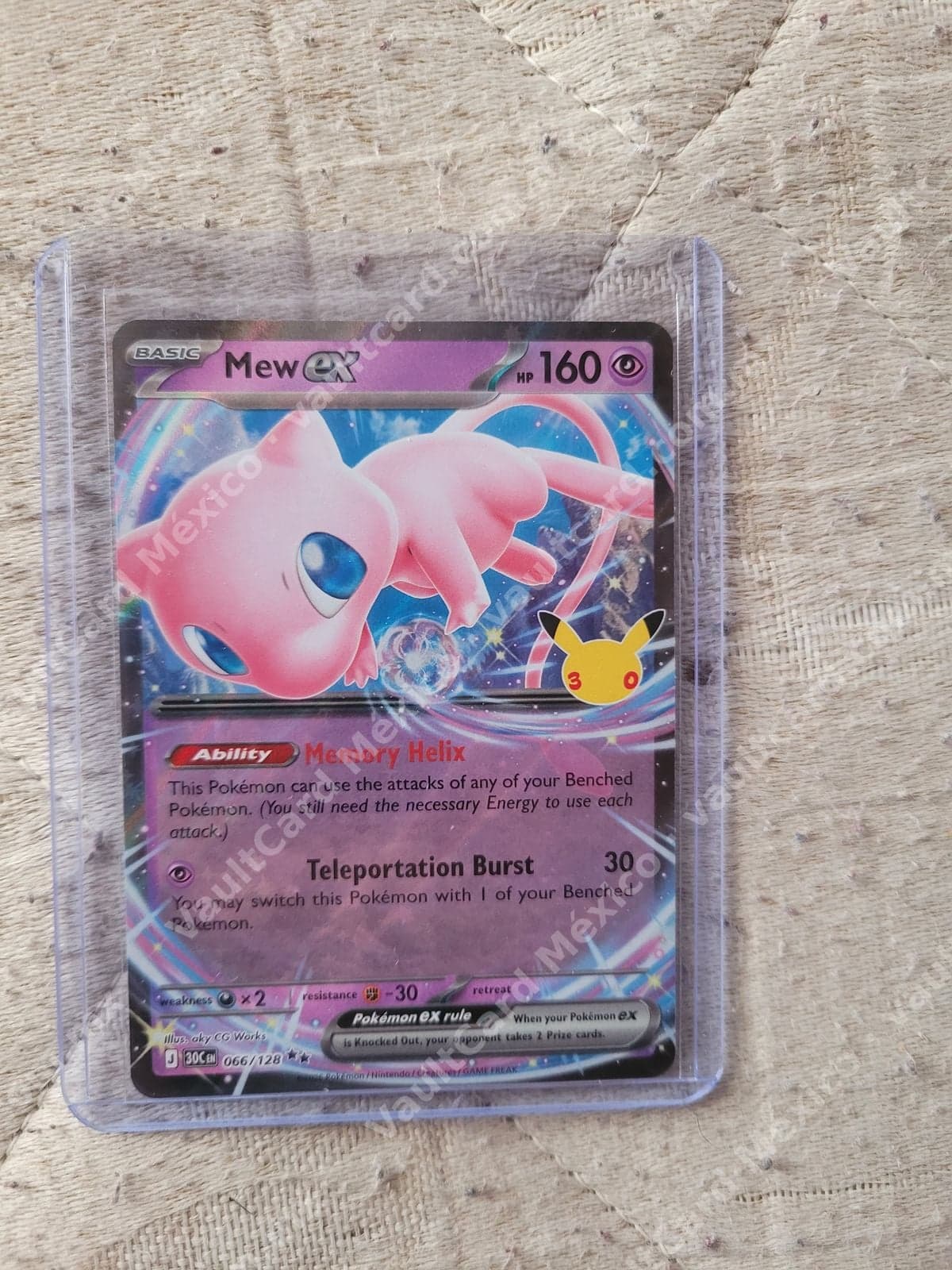 Mew ex 066/128 - 151 (MEW) Inglés