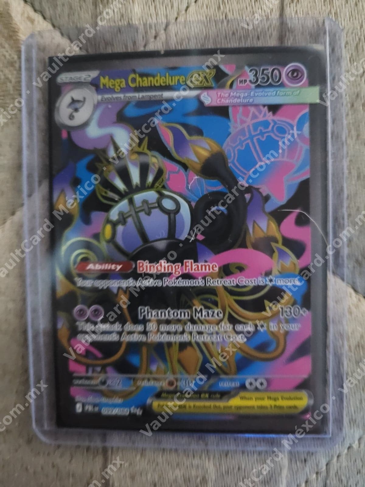 Mega Chandelure ex 069/086 - (PHA) Inglés Full Art