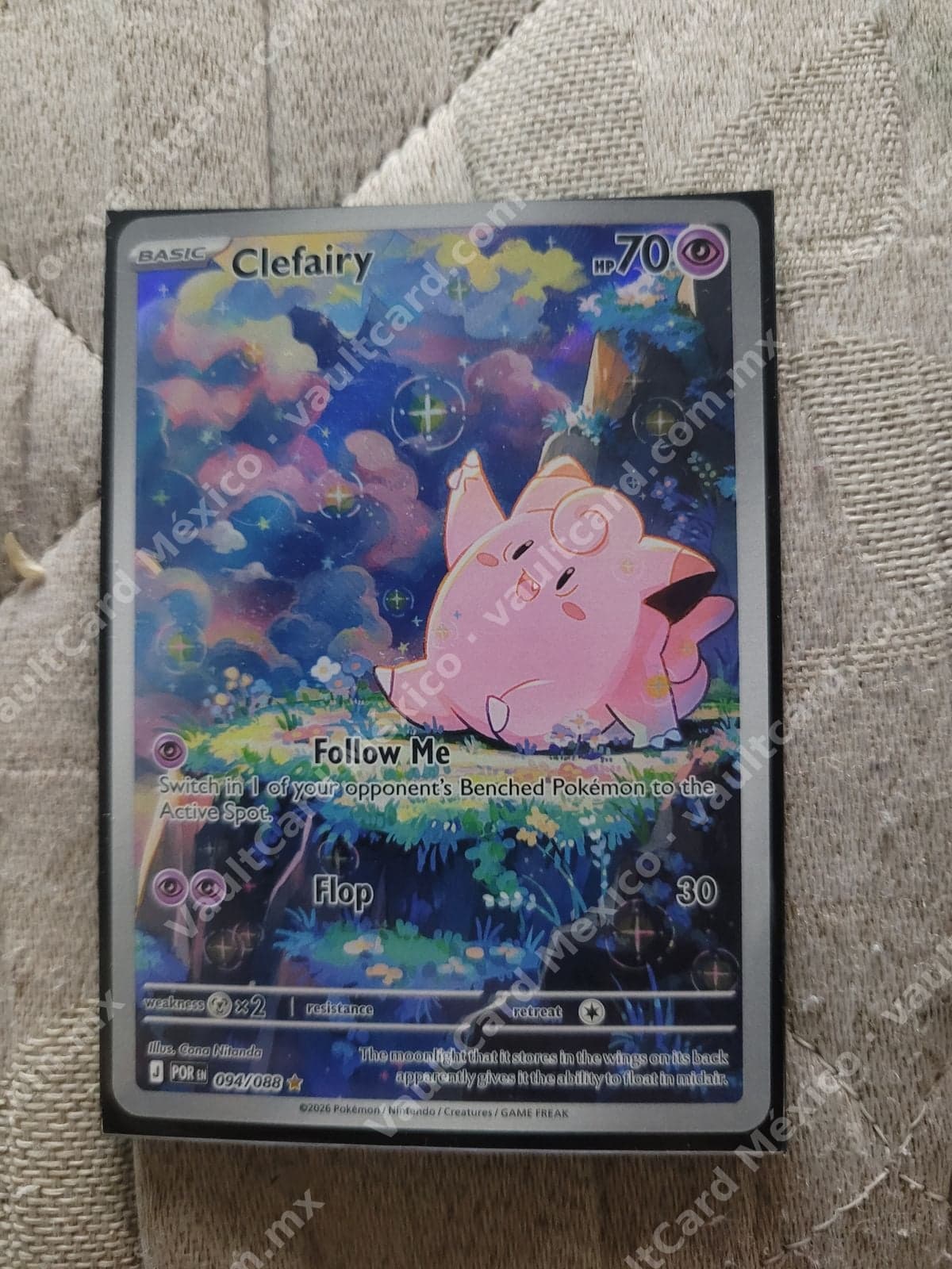 Clefairy 094/088 - (POR) Inglés Illustration Rare — foto 1