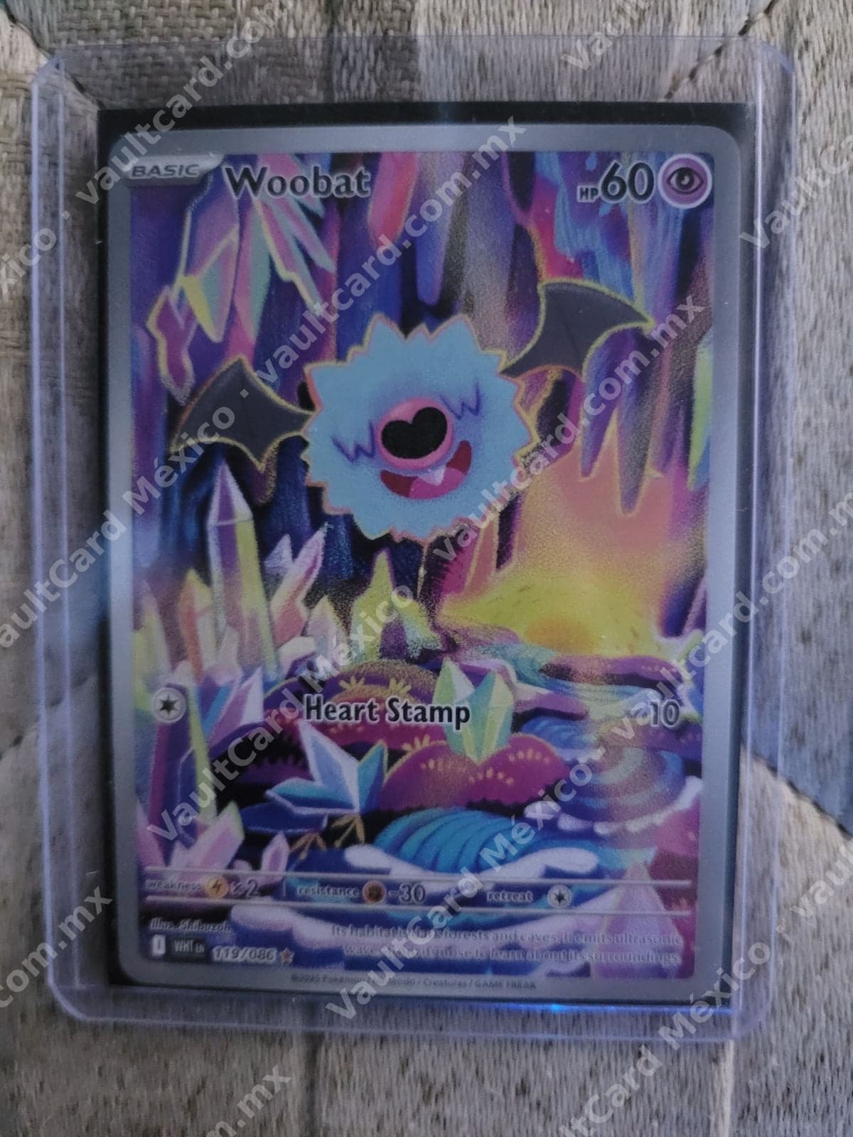 Woobat 119/086 - (WHT) Inglés - Illustration Rare