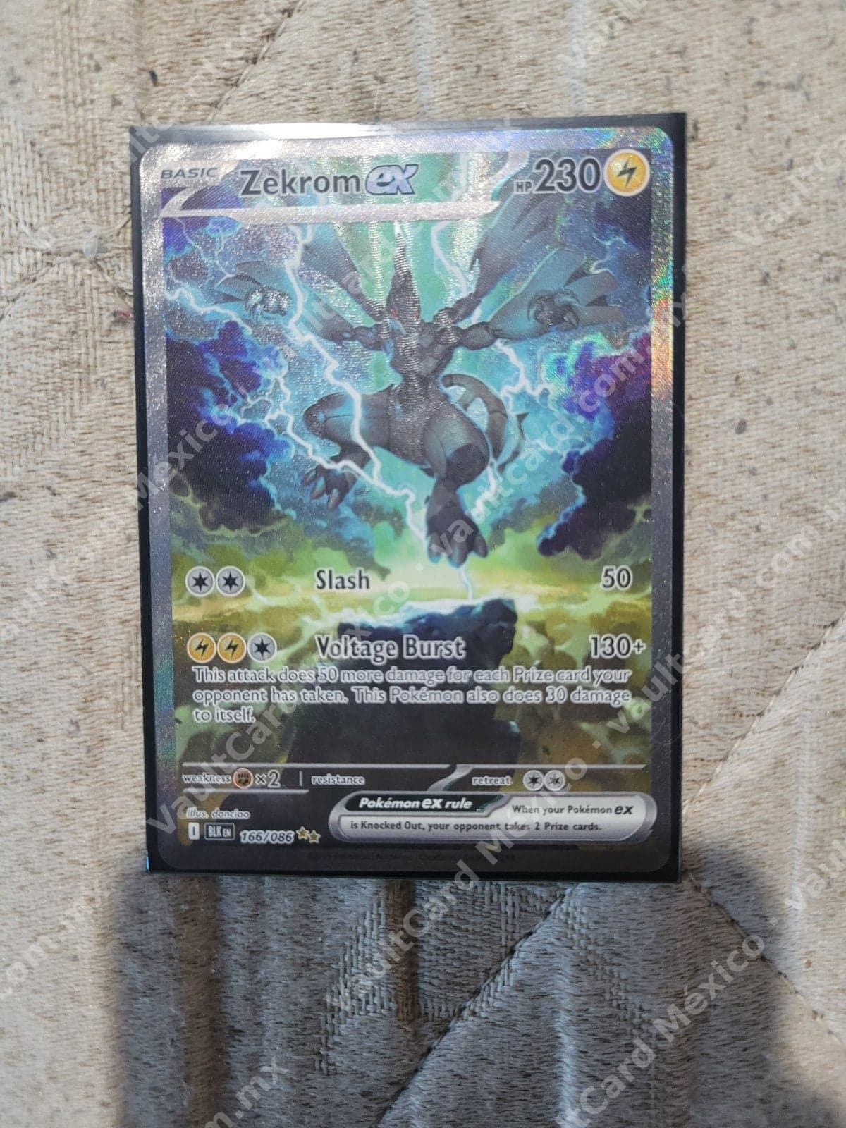 Zekrom ex 166/086 Full Art - (BLK) Inglés