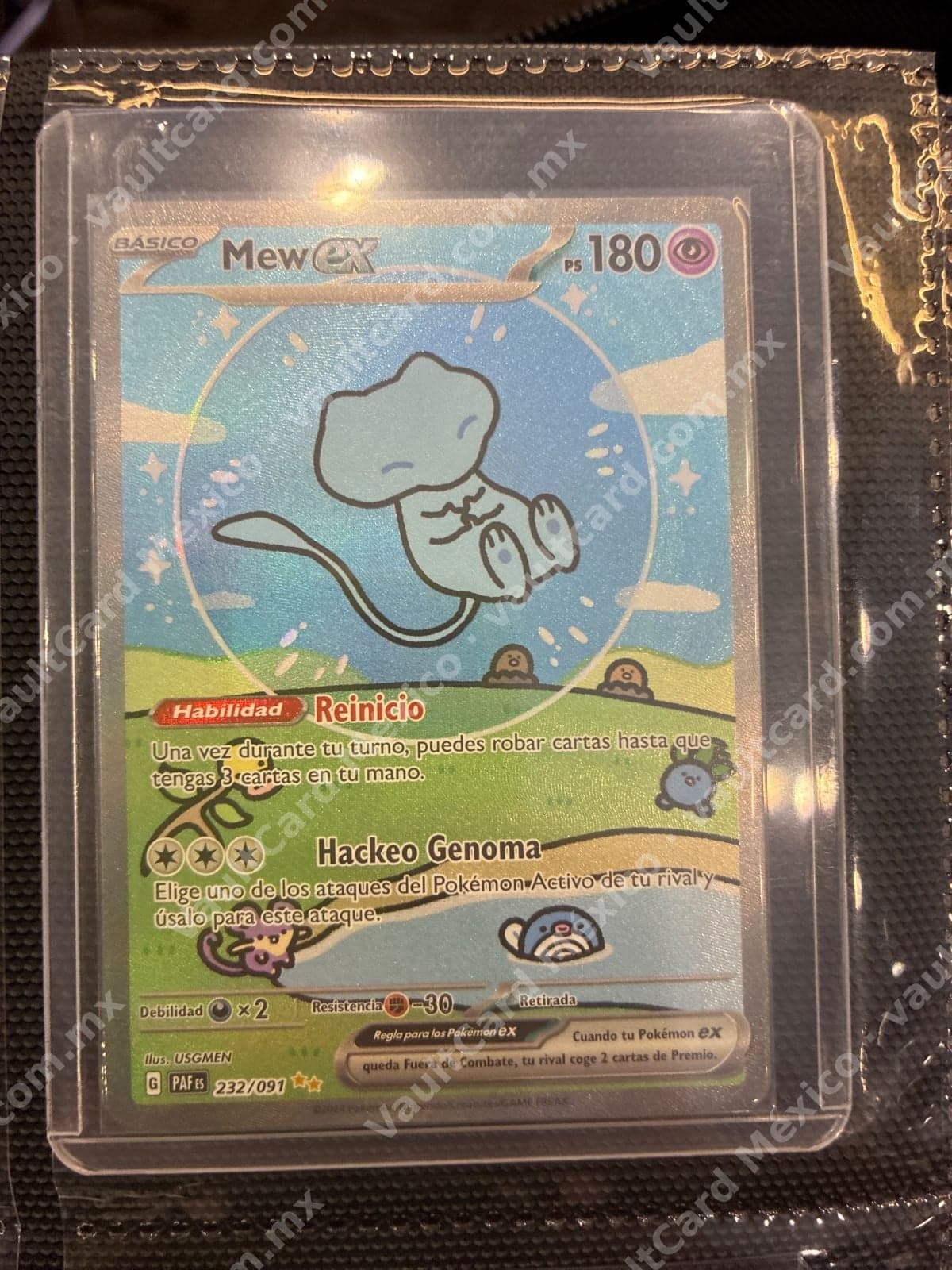 Mew ex 232/091 - Destinos Paldeanos (PAF) Español - Special Illustration Rare