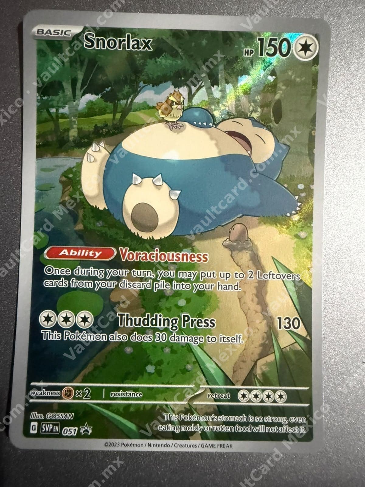 Snorlax 051 - Promo SVP Inglés (Illustration Rare)