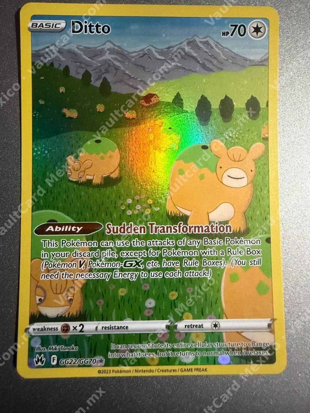 Ditto GG22/GG70 - Crown Zenith Galarian Gallery Inglés