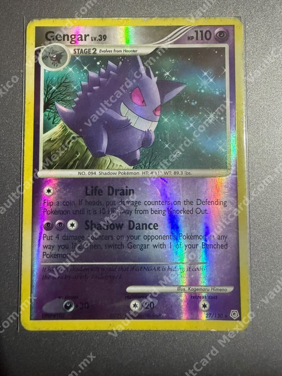 Gengar LV.39 27/130 Holo - Diamond & Pearl Inglés