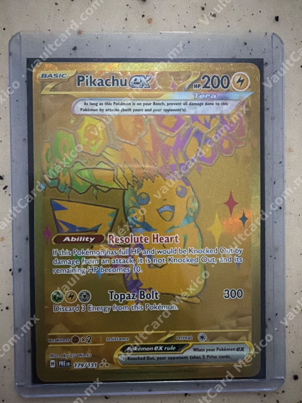 Pikachu ex 179/131 - (PRE) Dorada Inglés