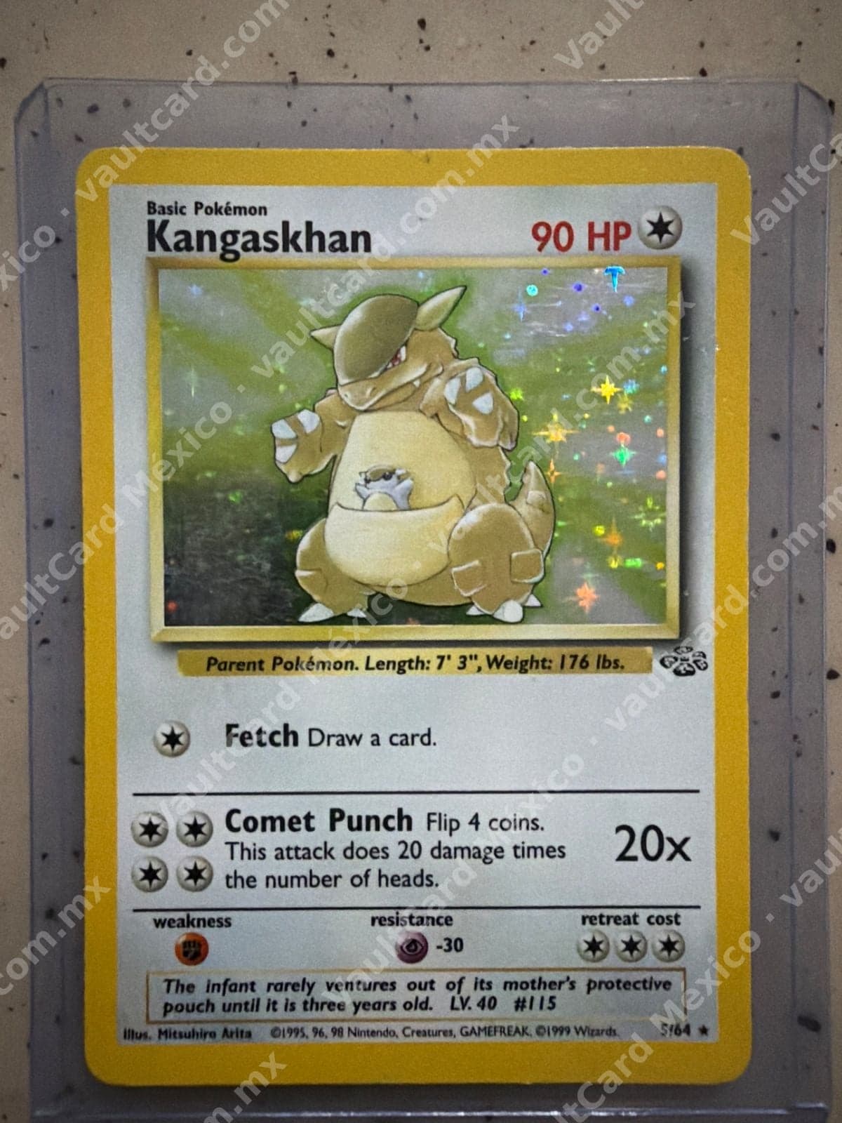 Kangaskhan Holo 5/64 - Jungle Inglés