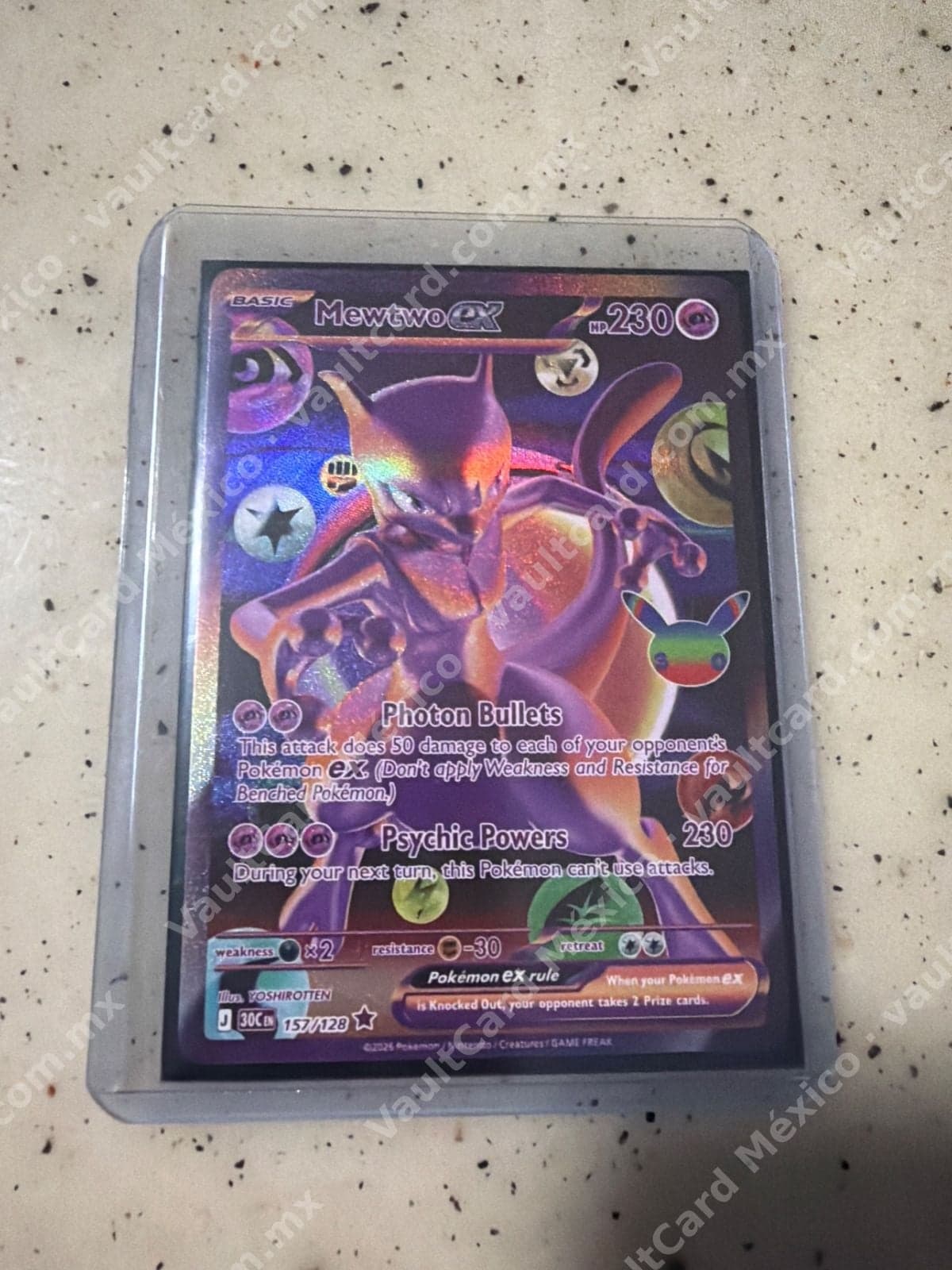 Mewtwo ex 157/128 - Inglés (Ilustración Especial)