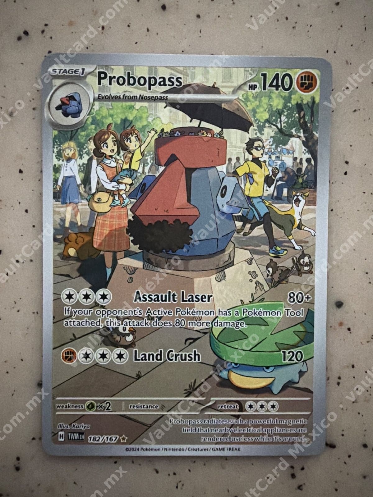 Probopass 182/167 - Illustration Rare (TWM) Inglés