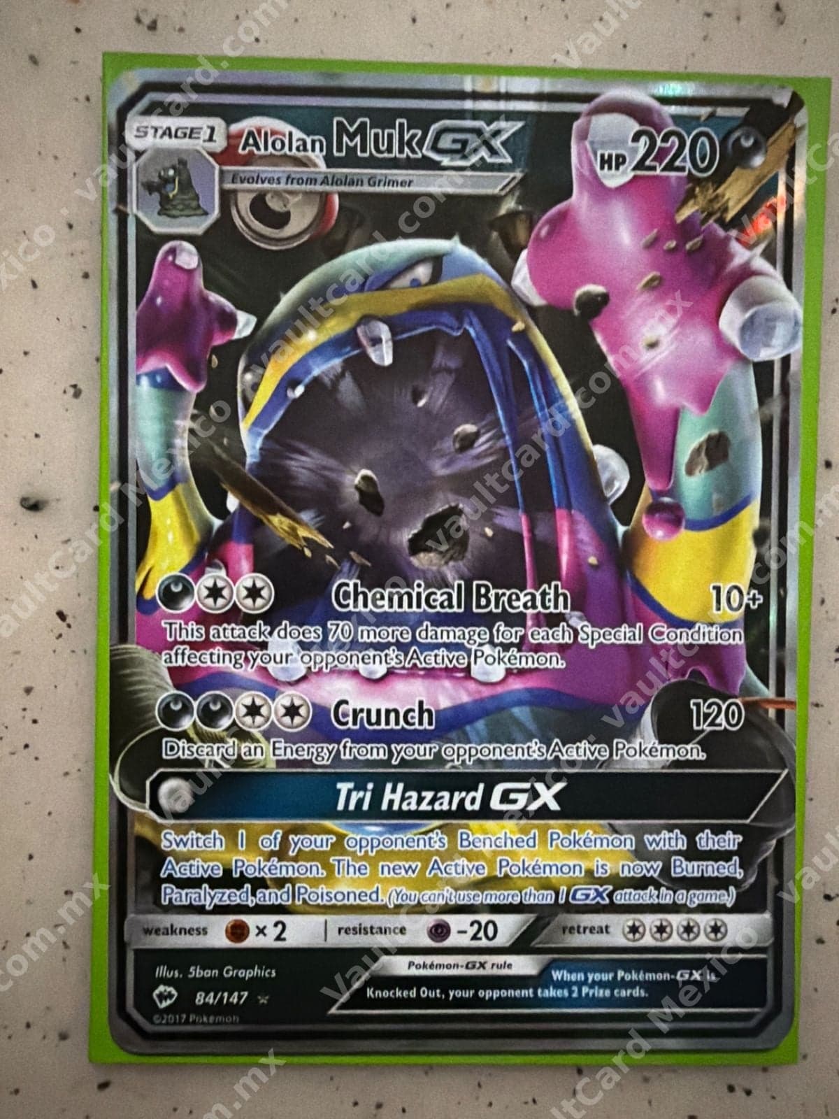Alolan Muk GX 84/147 - Burning Shadows Inglés