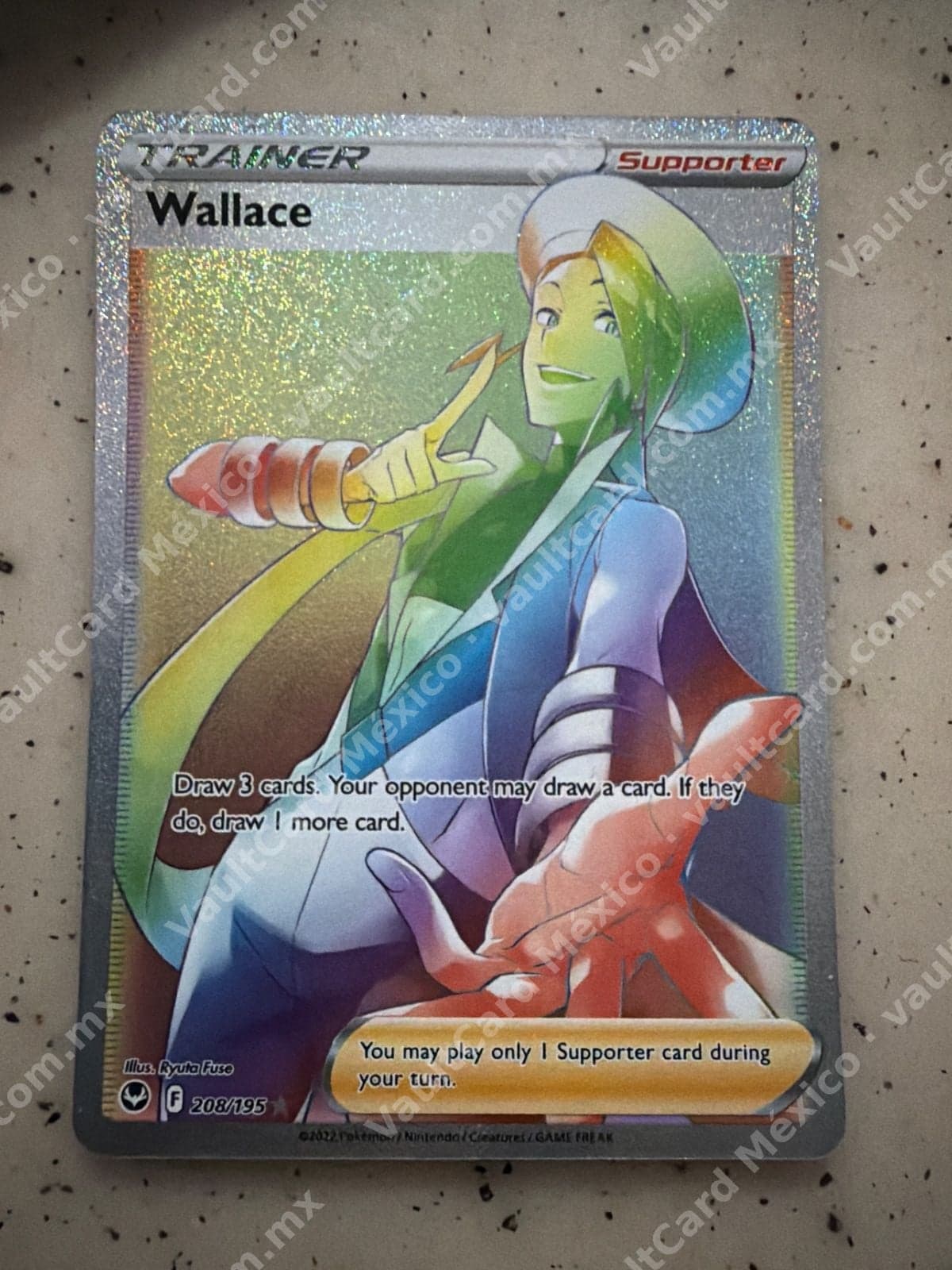 Wallace 208/195 Rainbow Rare - Silver Tempest (SIT) Inglés