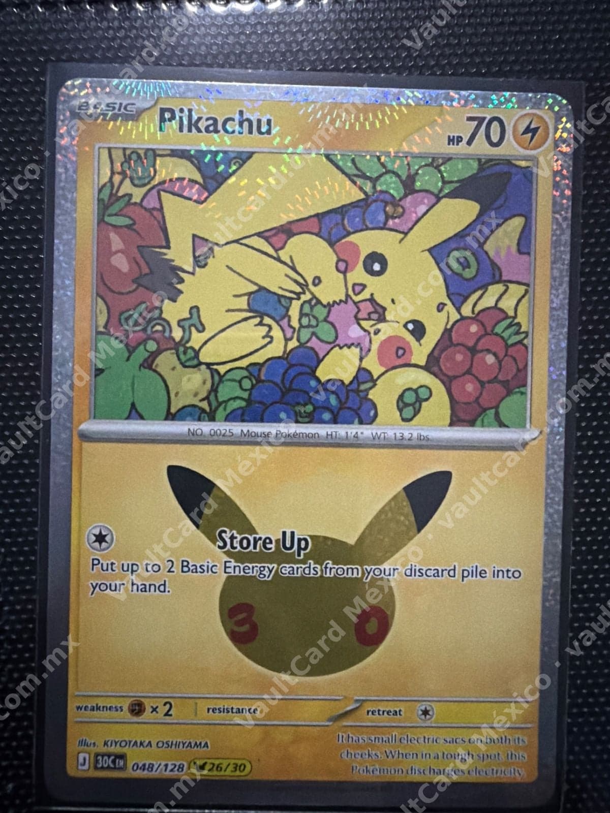 Pikachu 048/128 (promo 26/30) Holo - Inglés